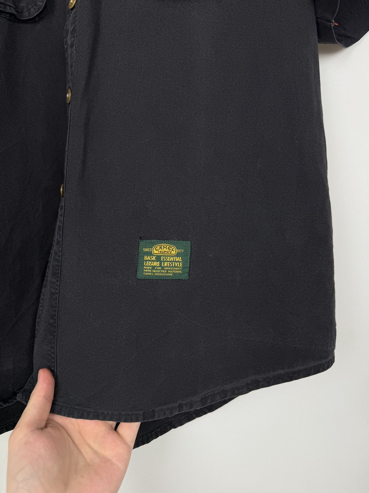 Camel 1990’s Vintage Camel Adventure Wear Cargo Pocket S/S Shirt Size US L / EU 52-54 / 3 - 4 Thumbnail