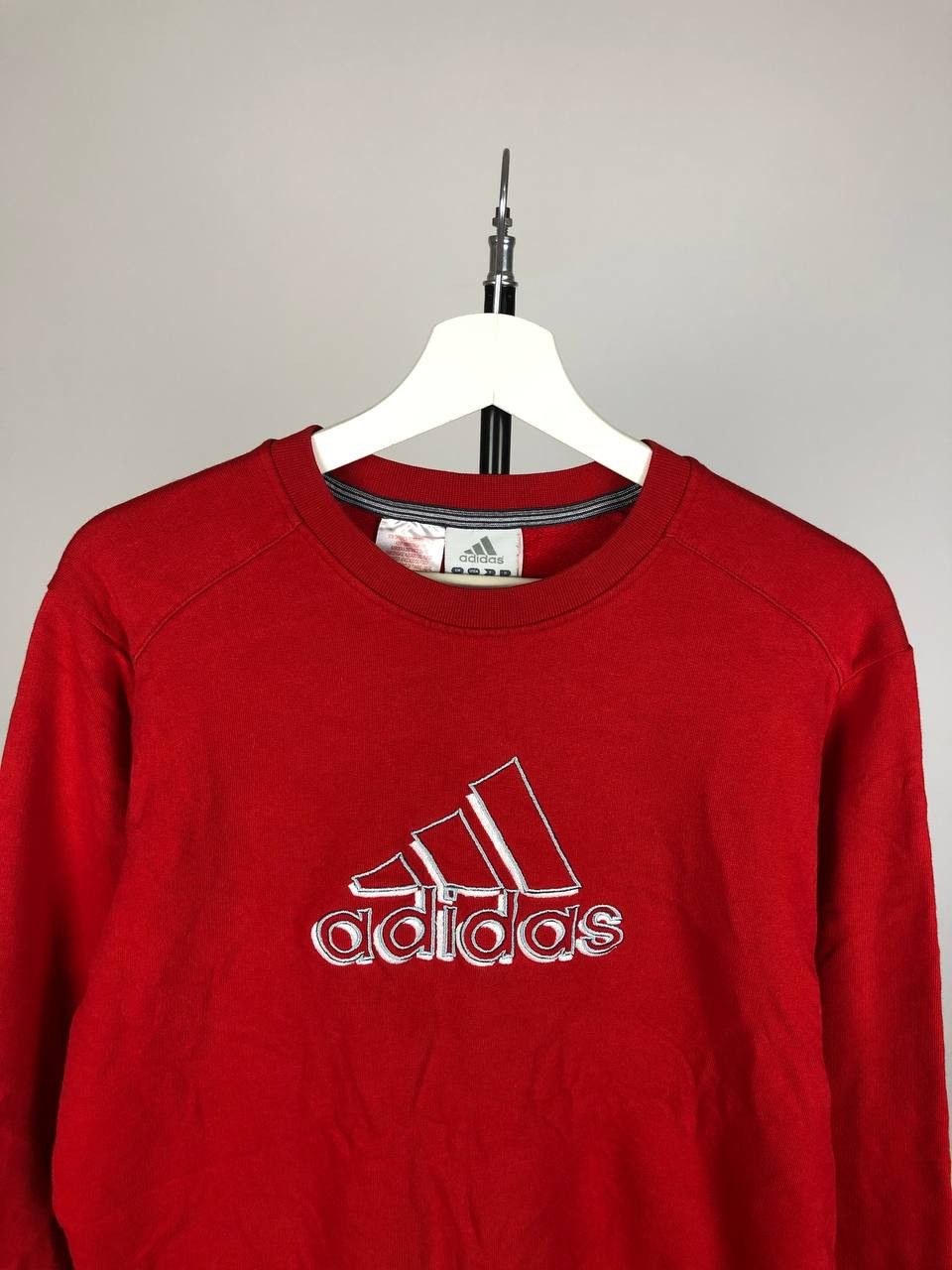 Adidas Adidas Sweatshirt Crewneck Vintage Center Logo size L Size US L / EU 52-54 / 3 - 2 Thumbnail