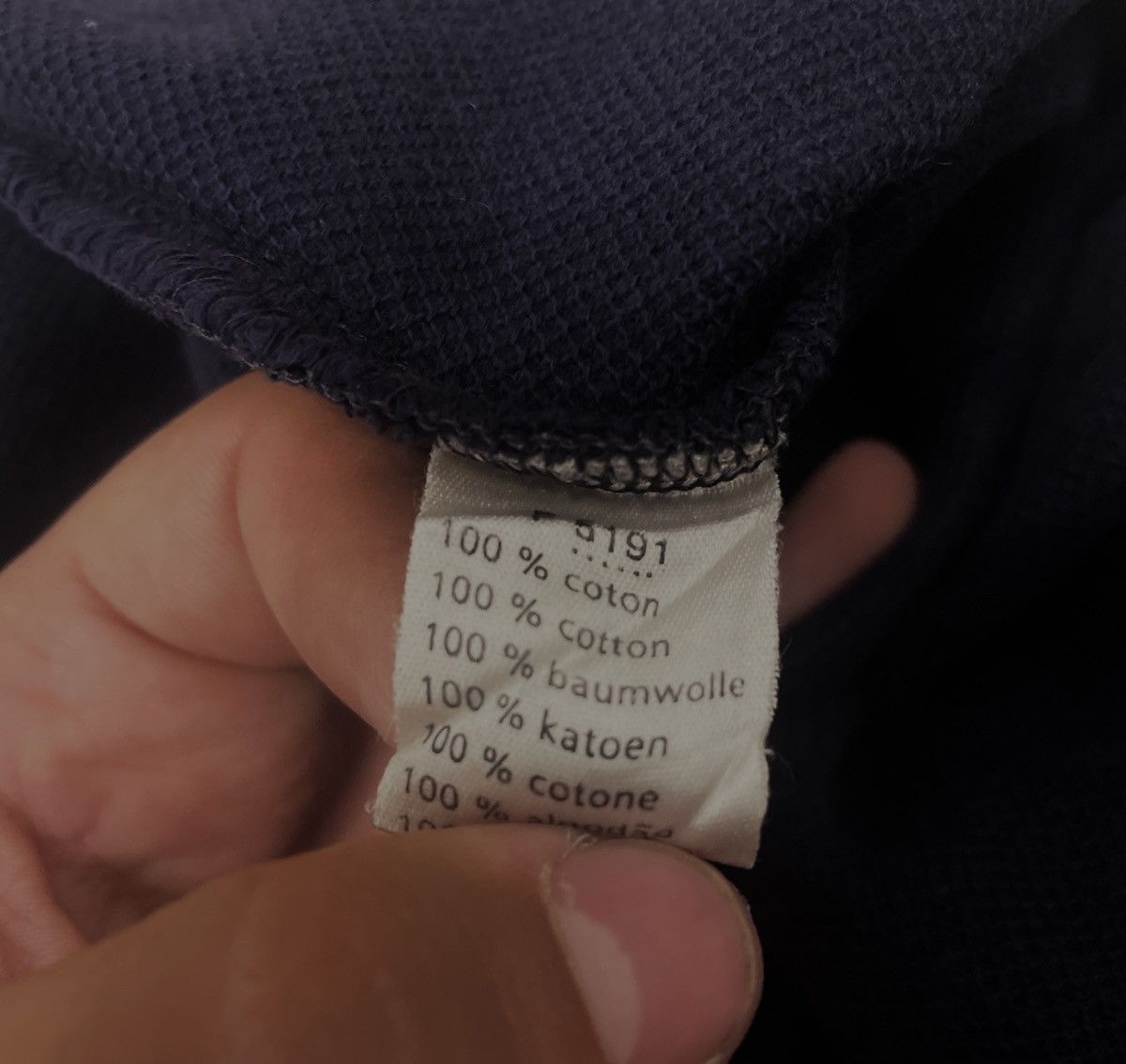 Lacoste × Vintage Lacoste Vintage 90’s Sweater Knit Baggy Fit Hooded Luxury Size US XXL / EU 58 / 5 - 8 Thumbnail