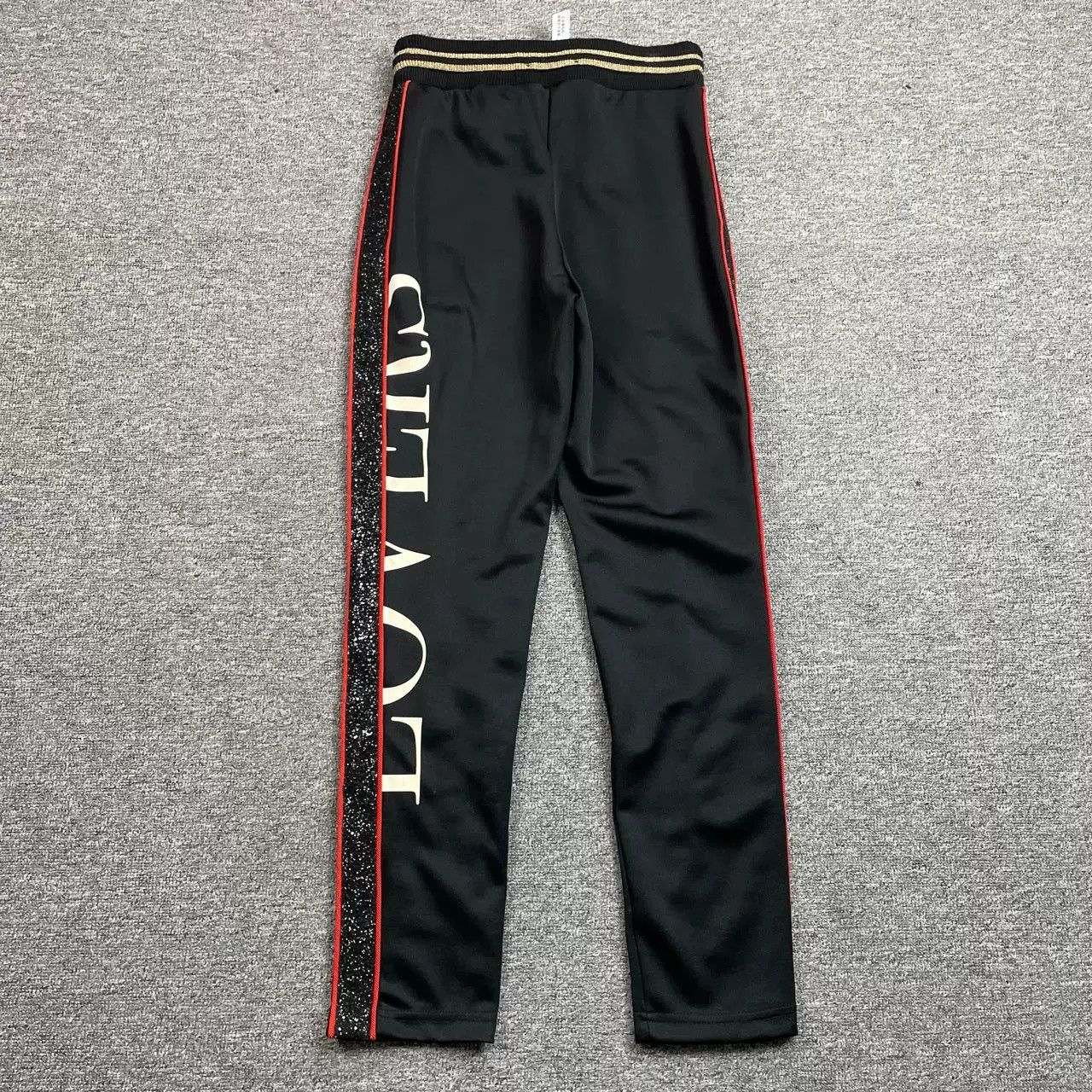 Amiri AMIRI Sequin Stripe Black Pants Size US 26 / EU 42 - 3 Thumbnail