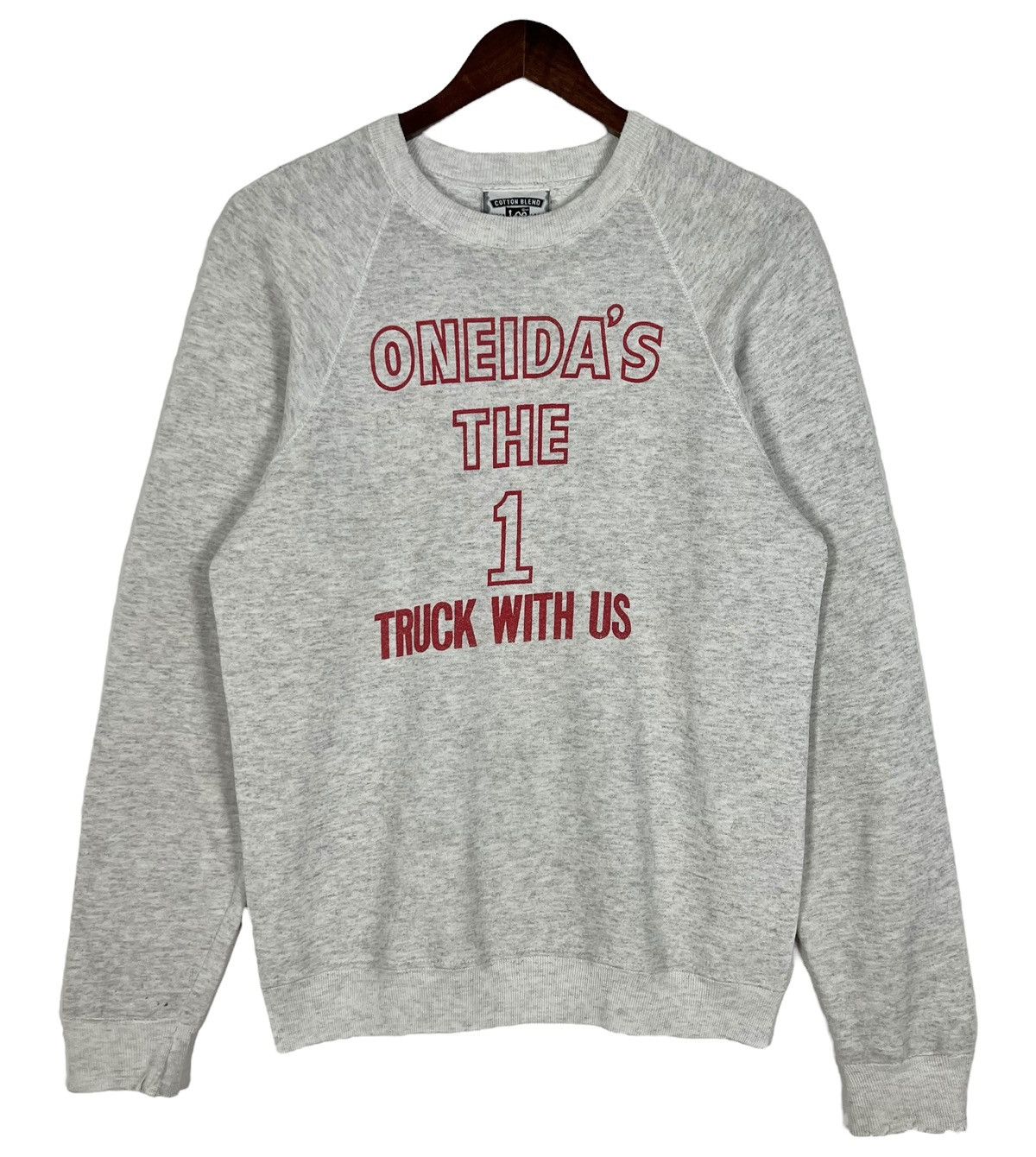 Vintage 80s Vintage Distressed Oneida Motor Truck Company Sweatshirt Size US M / EU 48-50 / 2 - 1 Thumbnail