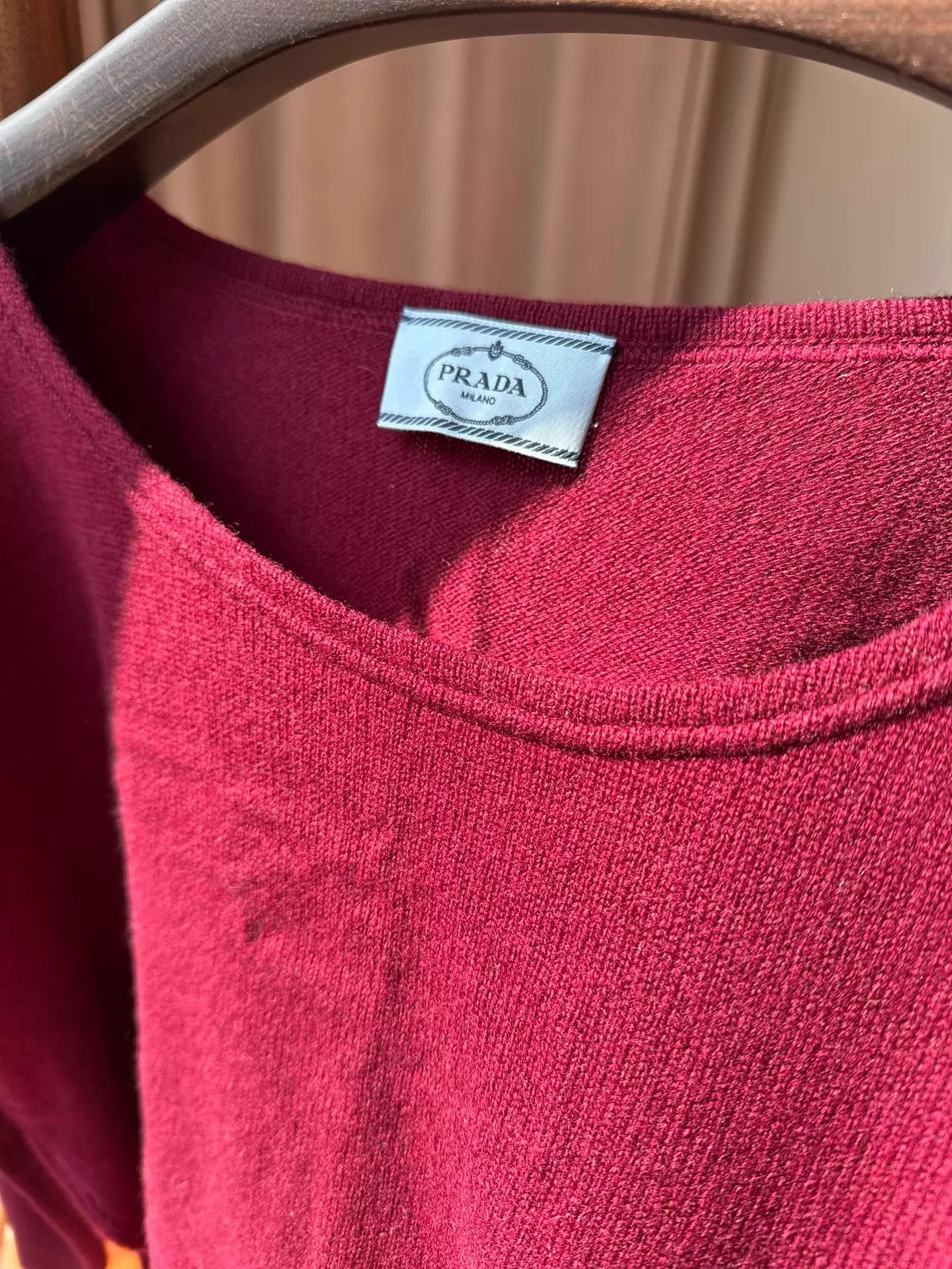 Prada Prada 100% Cashmere Knit Top 38 Side Slits Like New Size XS / US 0-2 / IT 36-38 - 3 Thumbnail