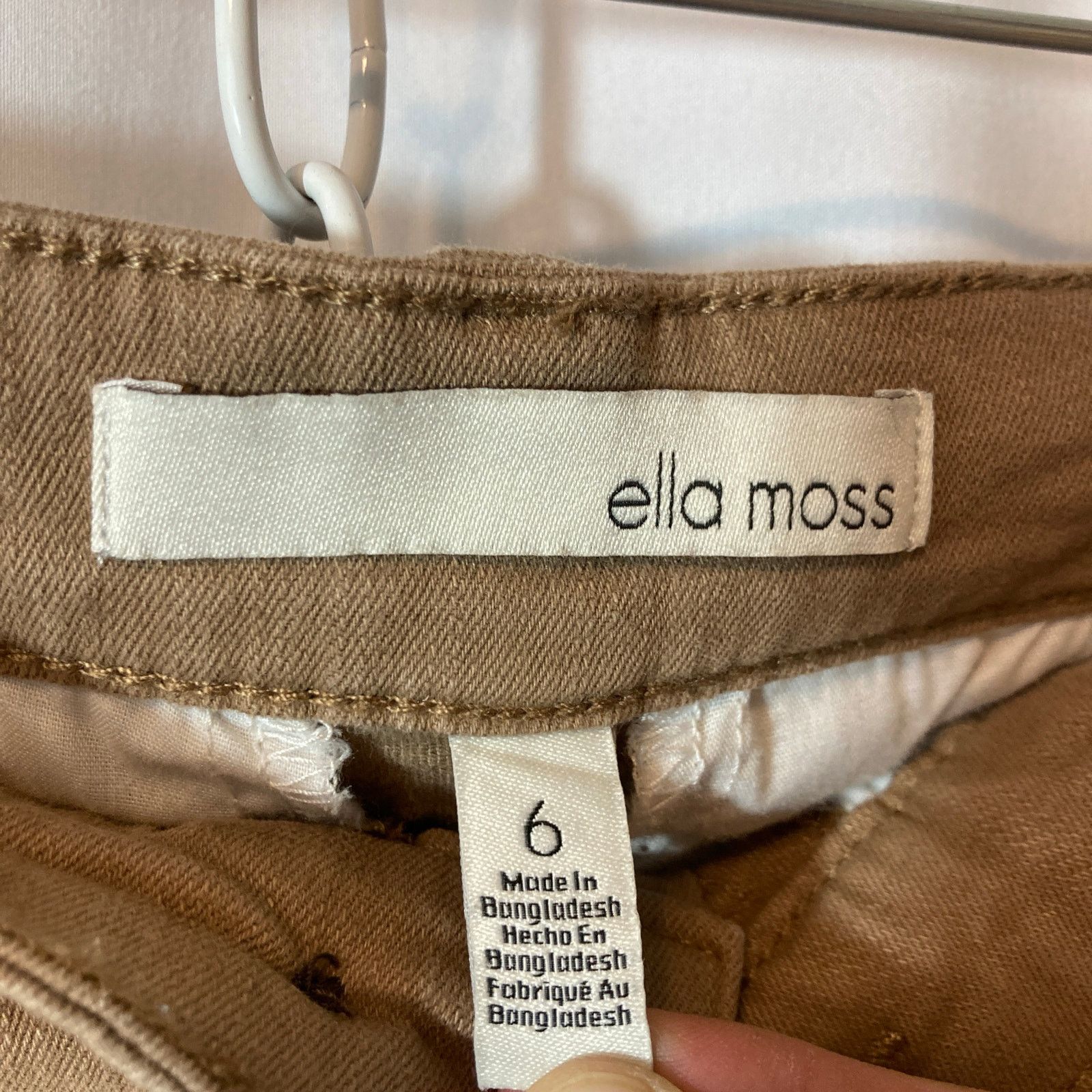Other Ella Moss Tan Brown Cropped Wide Leg Crop High Rise Pants Size 28" / US 6 / IT 42 - 6 Thumbnail