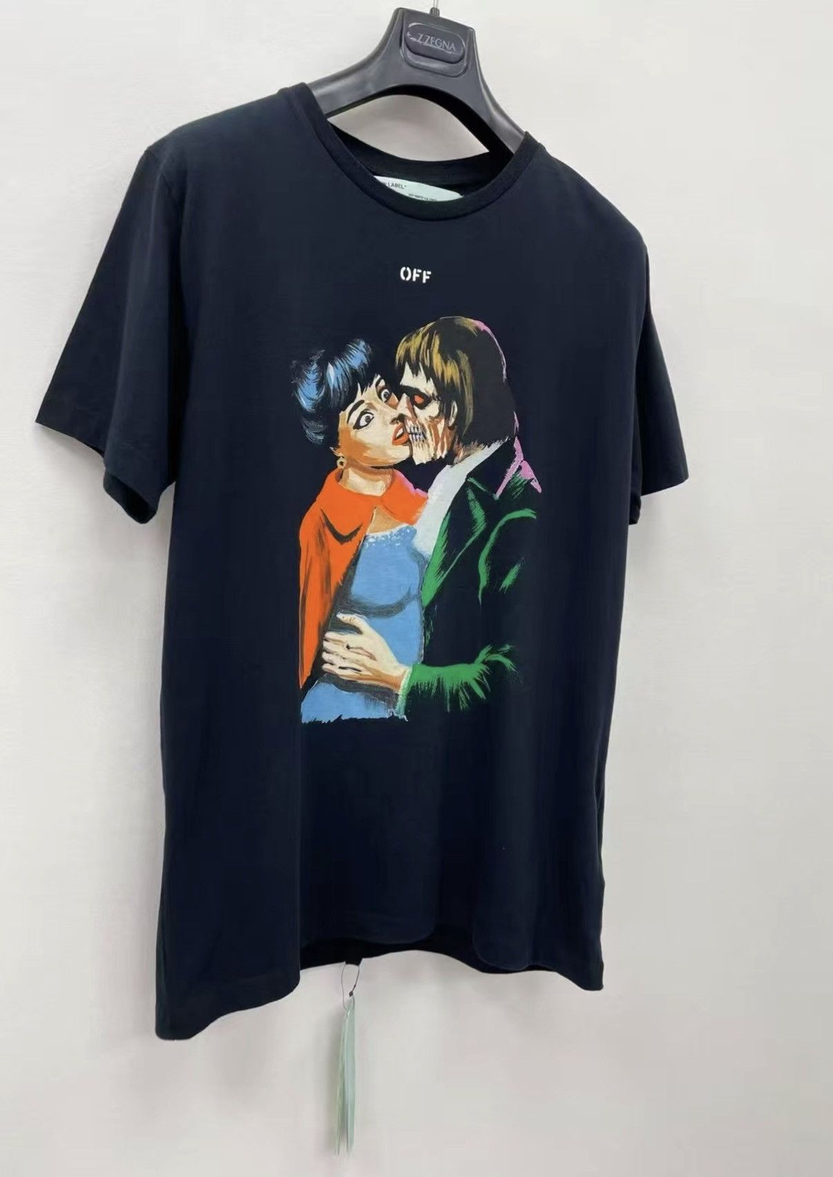 Off-White OFF-WHITE 100% Cotton Short Sleeve T-shirt J30 Size US M / EU 48-50 / 2 - 2 Thumbnail