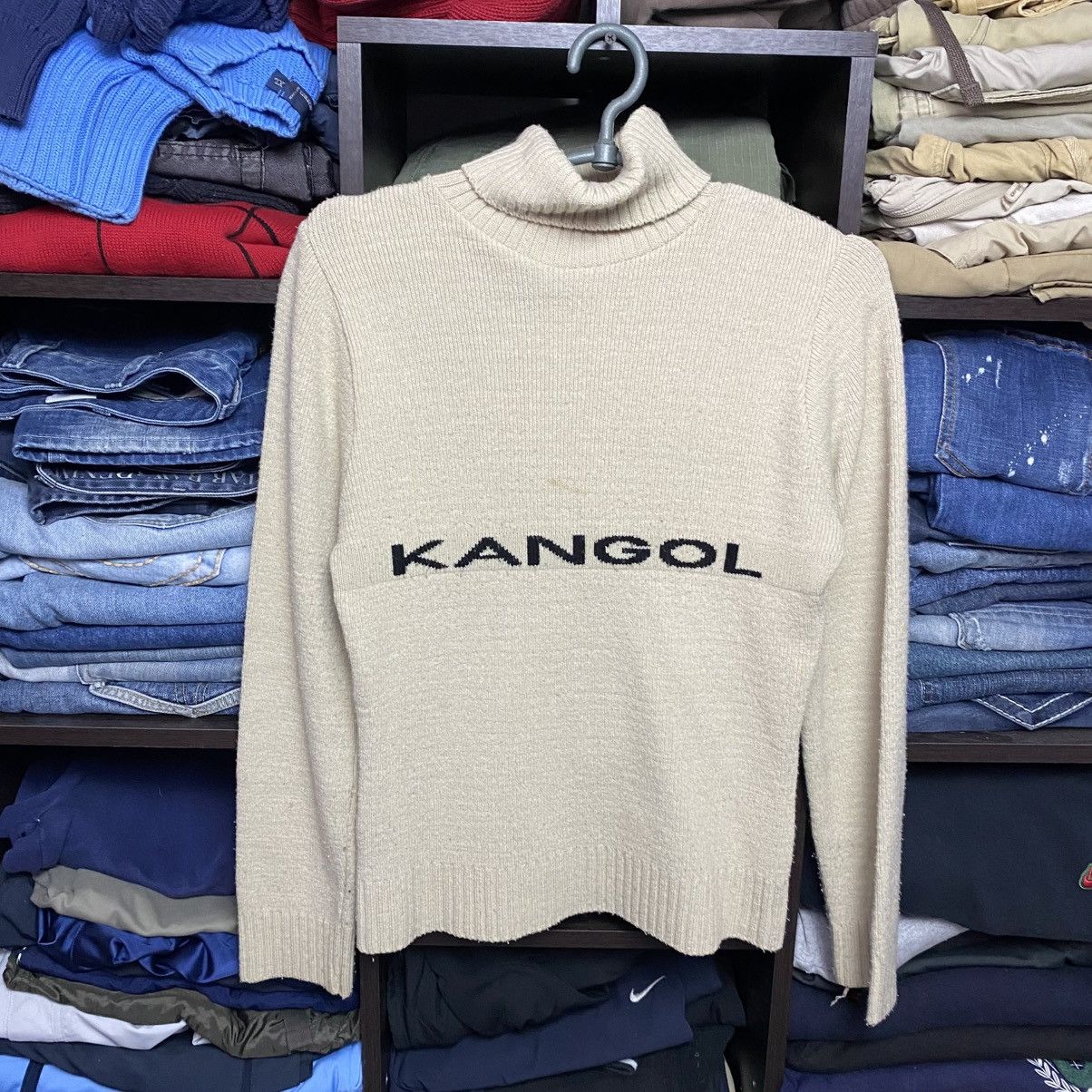 Kangol Vintage Kangol Big Logo luxury designer y2k womens sweater Size S / US 4 / IT 40 - 1 Thumbnail