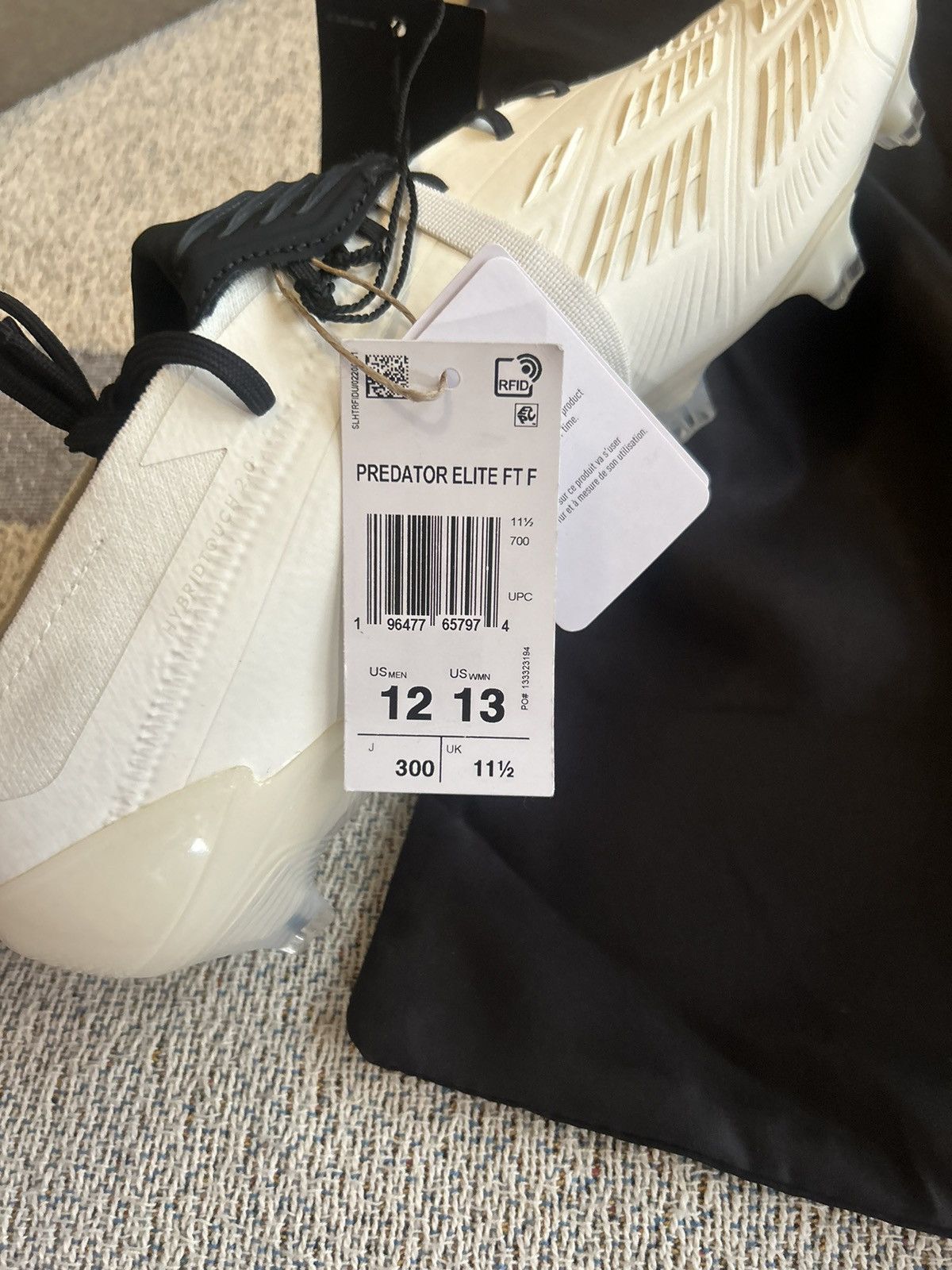 Adidas Adidas Y-3 Predator Elite Foldover Tongue FG Size US 12 / EU 45 - 7 Thumbnail