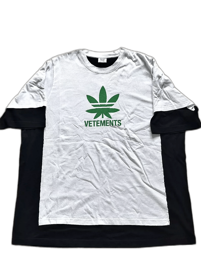 Vetements vetements unisex layered t-shirt with logo Size US M / EU 48-50 / 2 - 1 Thumbnail