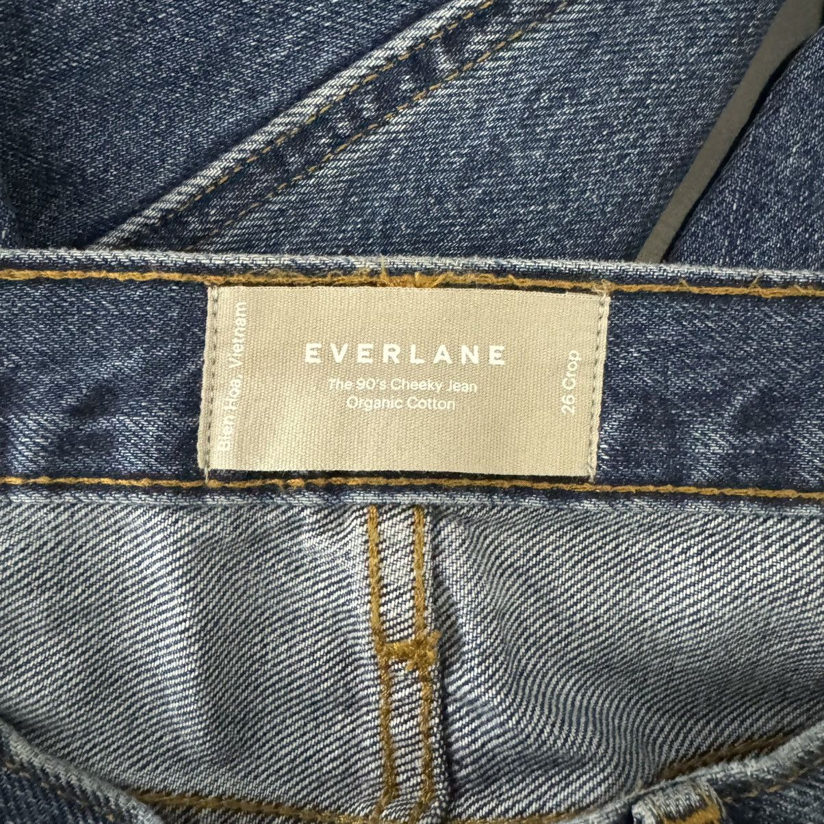 Everlane EVERLANE High Waisted Button Fly The 90s Cheeky Cropped Jean Size 26" / US 2 / IT 38 - 12 Thumbnail
