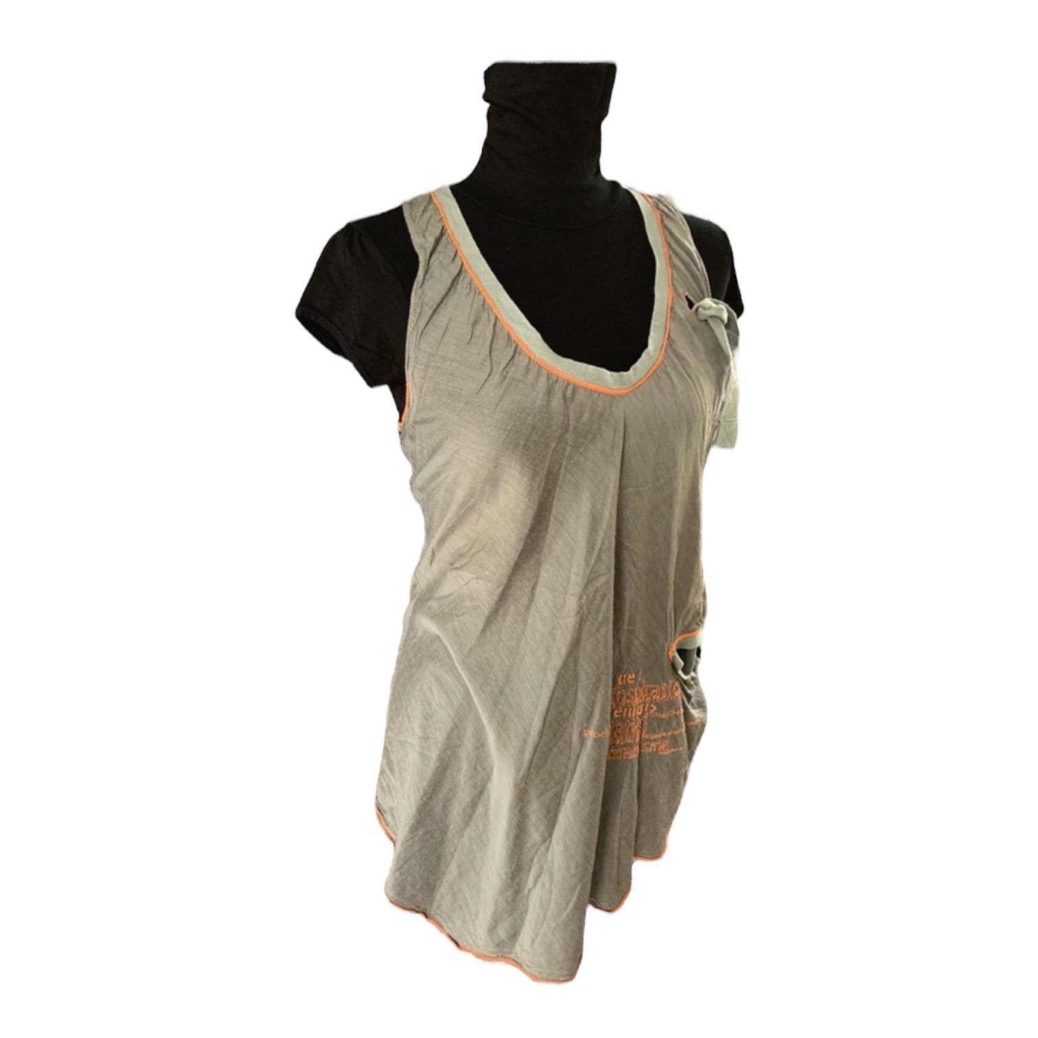 Cop Copine The Cop Copine Khaki Lace Top Size ONE SIZE - 3 Thumbnail