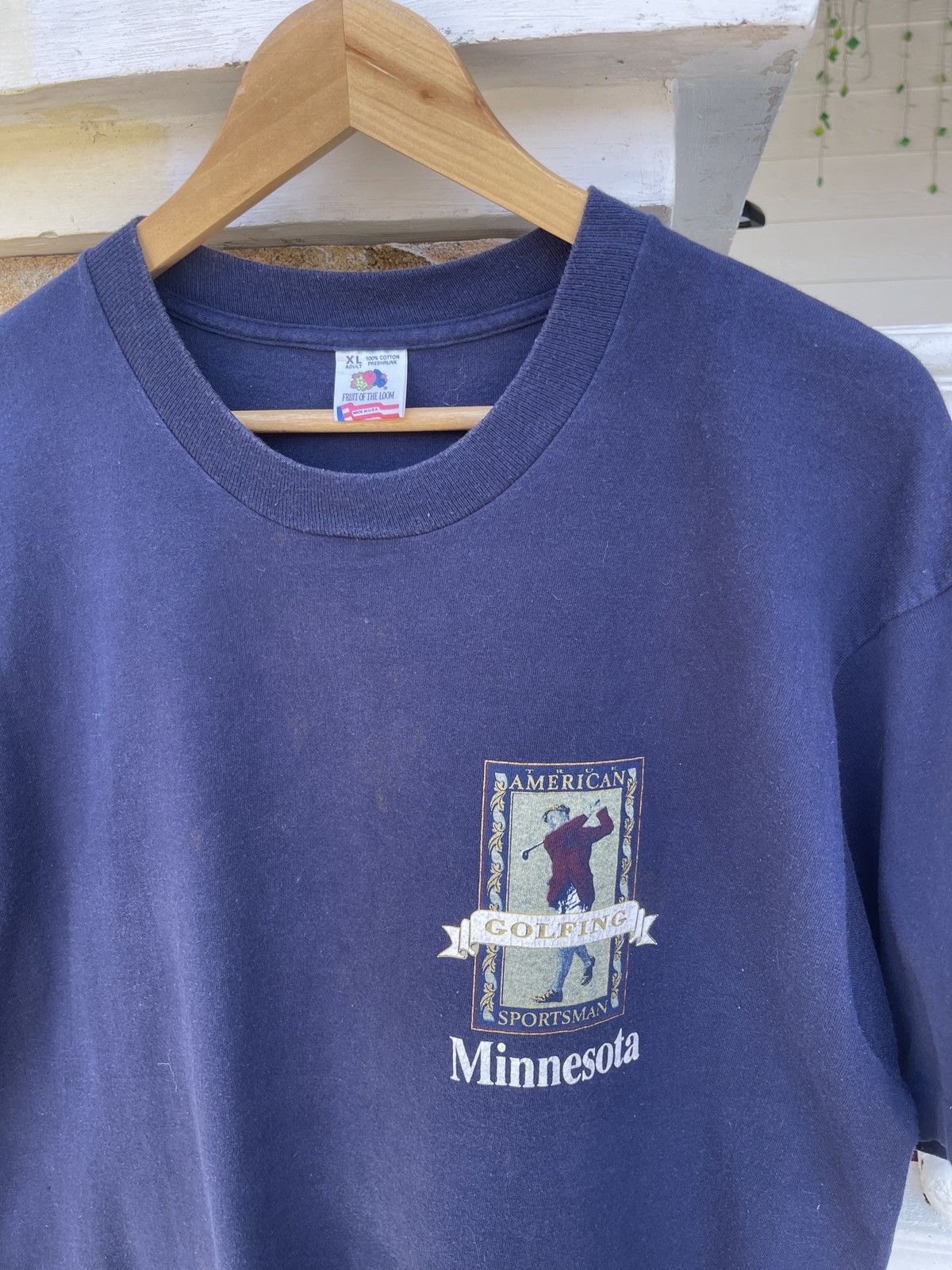 Vintage LastDrop🔥Rare🔥Vintage 90s American Sportsman Golfing T-Shirt Size US XL / EU 56 / 4 - 1 Thumbnail