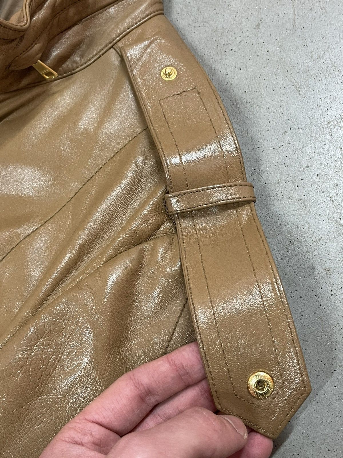 Gucci Runway Opening Fall2000-2001 Gucci Leather Jacket Size US M / EU 48-50 / 2 - 8 Thumbnail