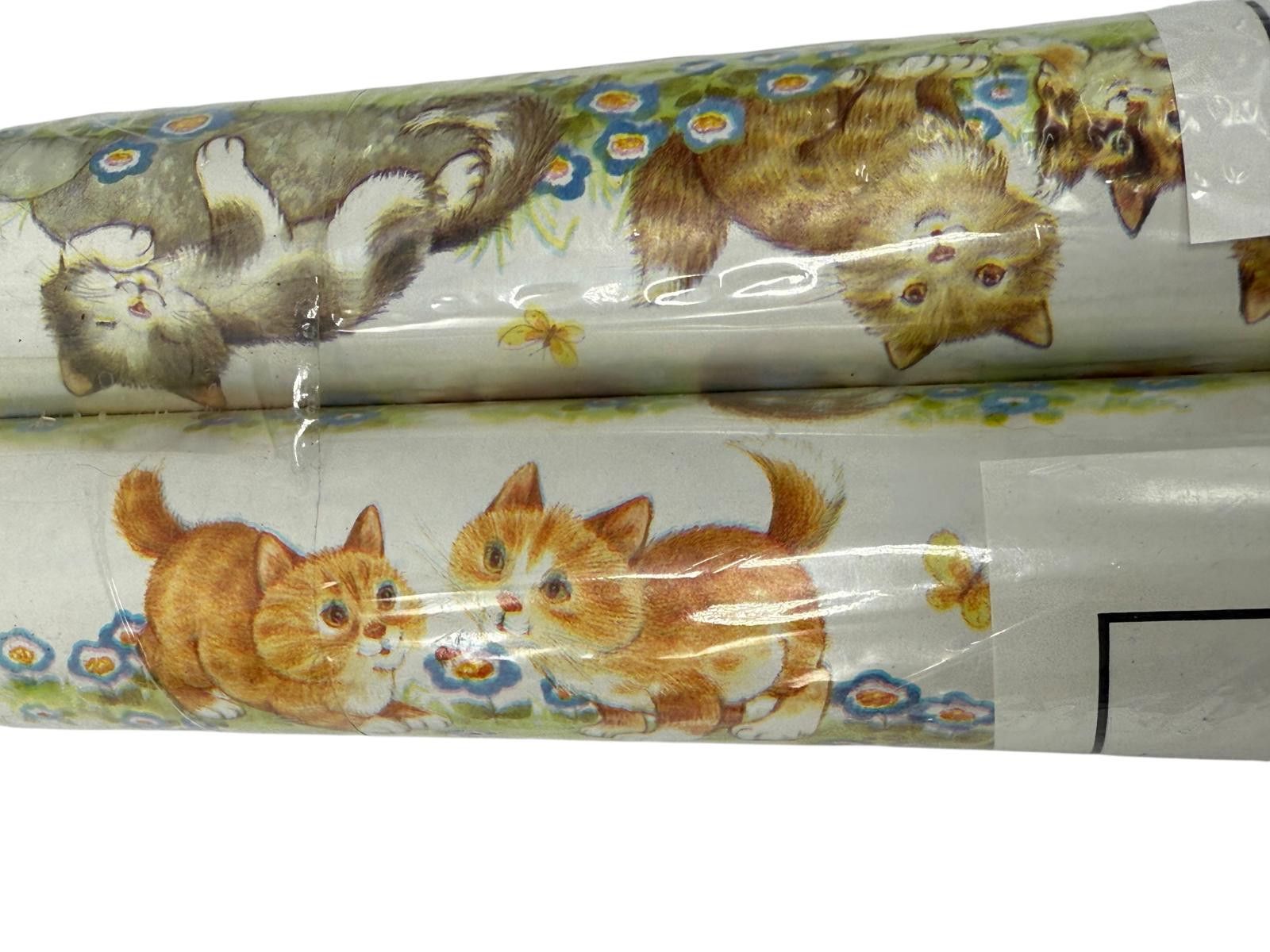 Other Vintage Sealed 1985 Current Cats Rolled Gift Wrap Size ONE SIZE - 1 Thumbnail