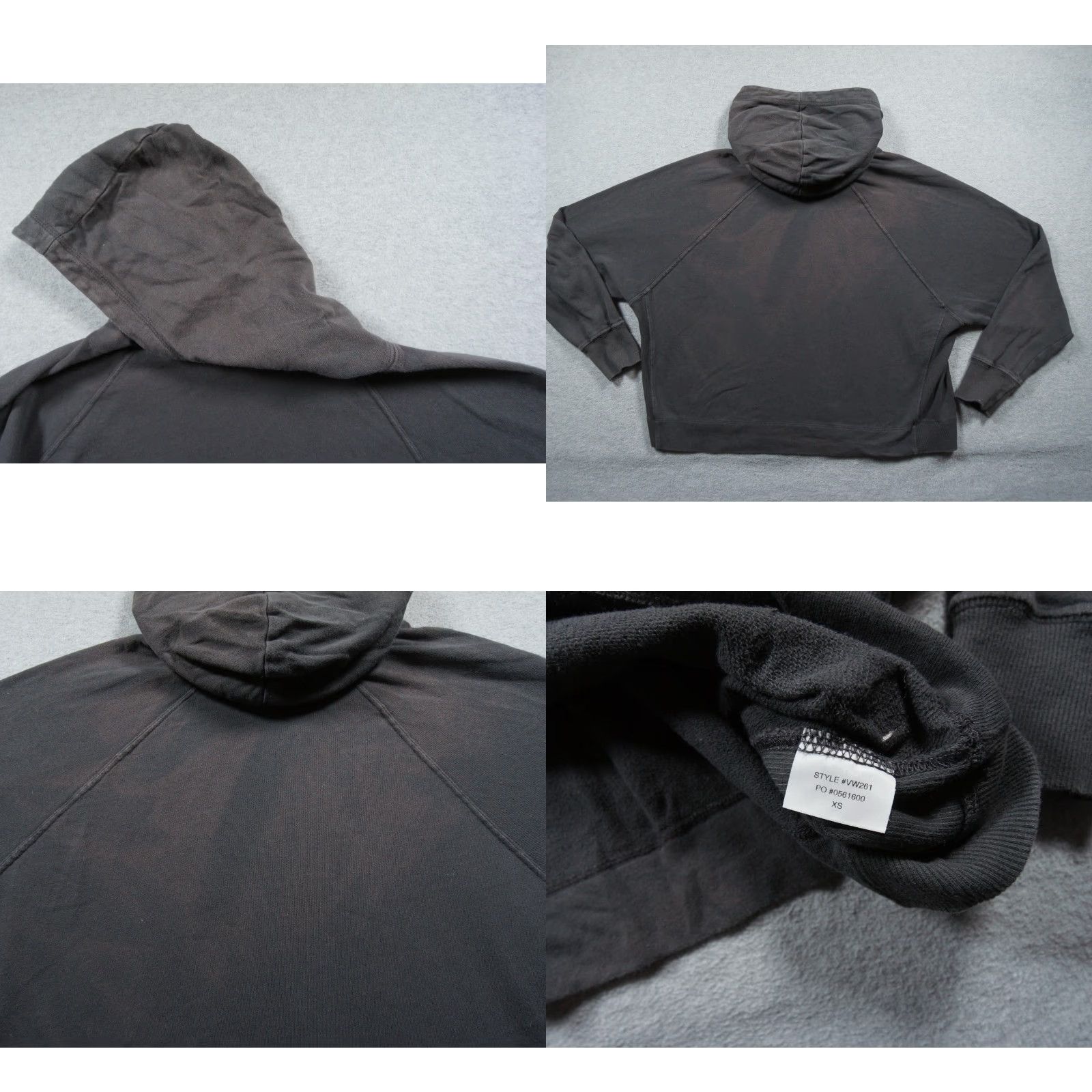 Vuori Vuori Sweatshirt Womens XSmall Gray Hoodie Sunnyside Pullover Ladies FLAWS*** Size XS / US 0-2 / IT 36-38 - 8 Thumbnail