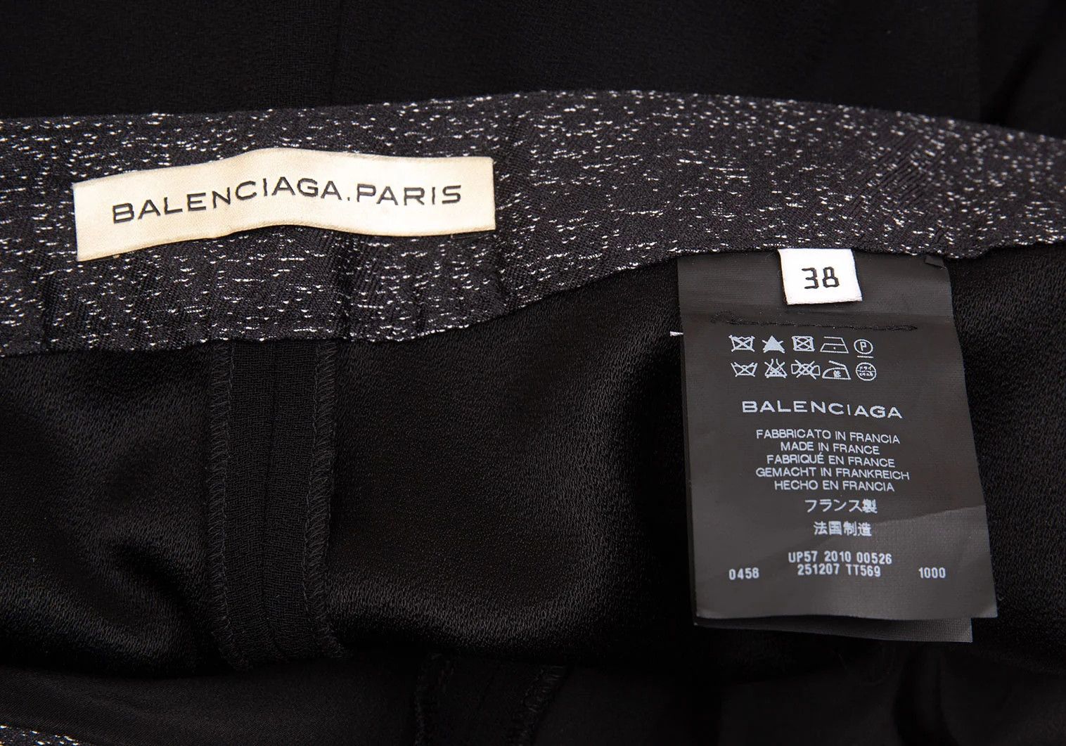 Balenciaga Tapered Side-Line Pants in Black Size 38 Size US 38 / EU 54 - 10 Thumbnail