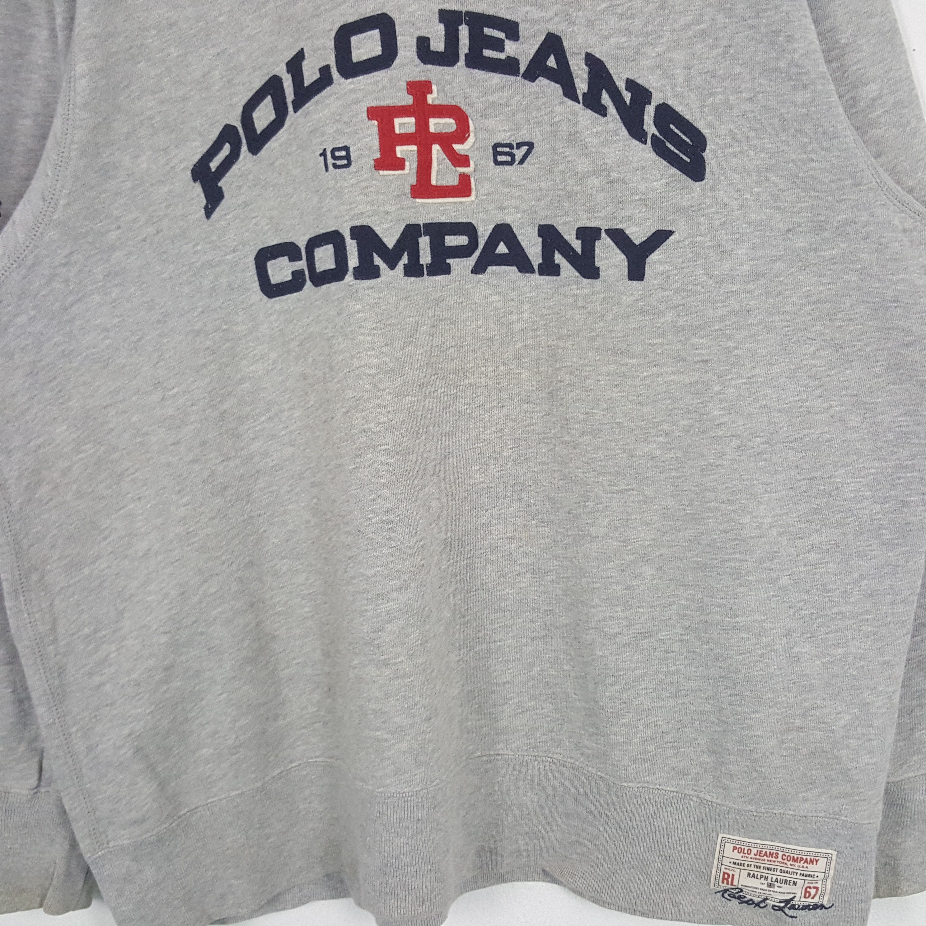Polo Ralph Lauren × Vintage Vintage Polo Jean by Ralph Lauren Company Sweatshirt Size US XL / EU 56 / 4 - 2 Thumbnail