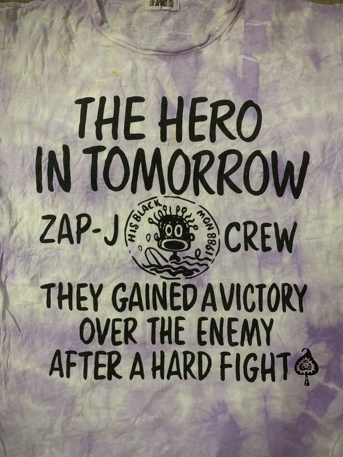 Art Comes First Zap-J Crew The Hero In Tomorrow Tie Dye Tee Size US XL / EU 56 / 4 - 3 Thumbnail
