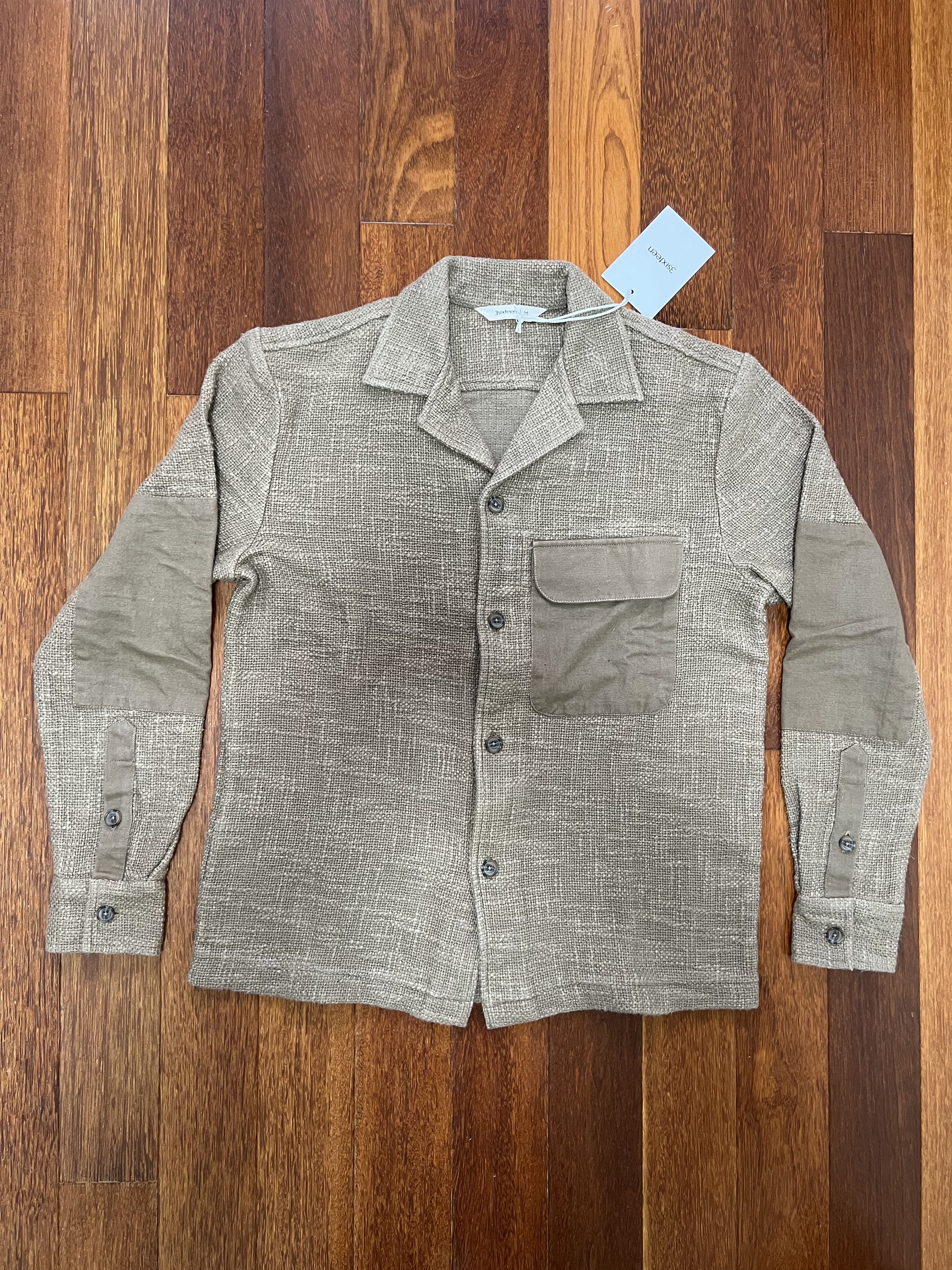 3sixteen 💚 3sixteen Field Shirt Moonrock Slub Medium NEW Size US M / EU 48-50 / 2 - 5 Thumbnail
