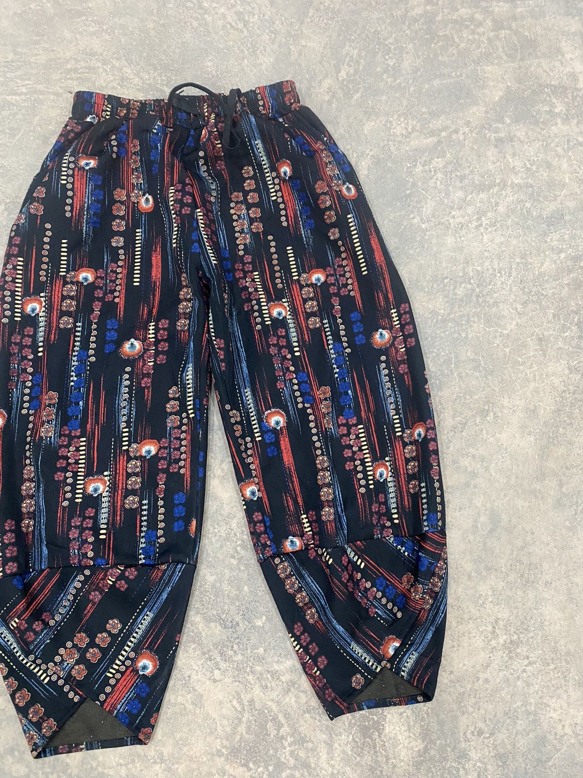 Hysteric Glamour × Japanese Brand × Le Grande Bleu (L.G.B.) KAPITAL JAPAN STYLE TRADITIONAL PANTS FLORAL Size US 29 - 2 Thumbnail