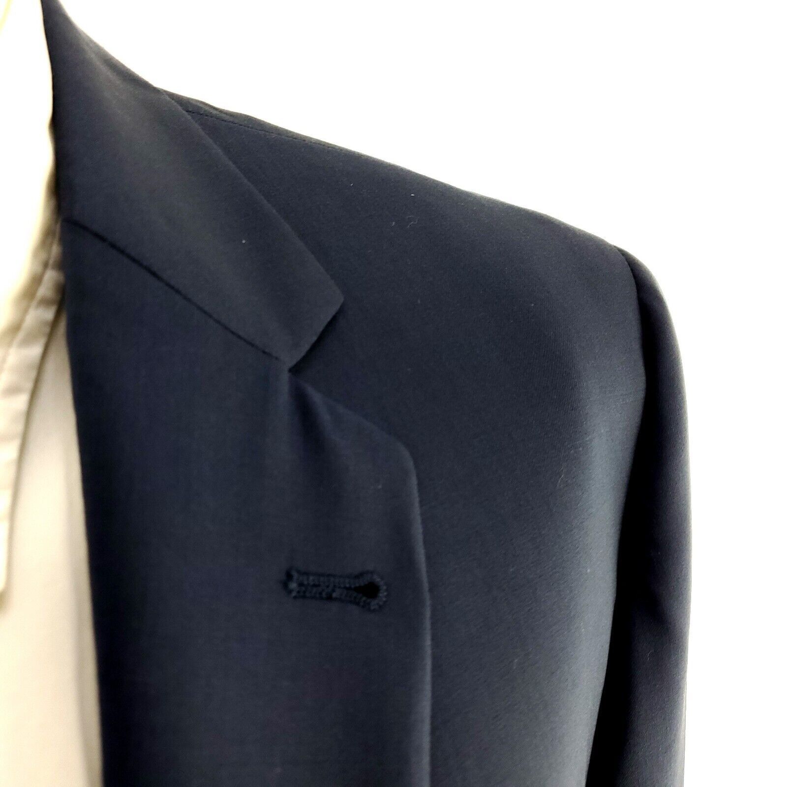 Joseph Abboud Joseph Abboud Marzotto Super 120s Wool2 Button Blazer 40R Or Size 40R - 2 Thumbnail