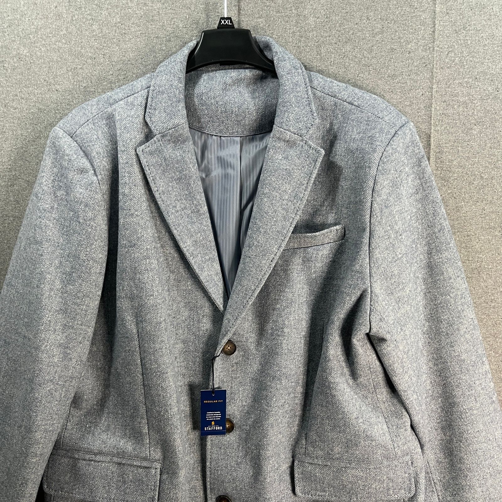 Other Stafford Mens Water Resistant Midweight Topcoat Size US XXL / EU 58 / 5 - 18 Thumbnail