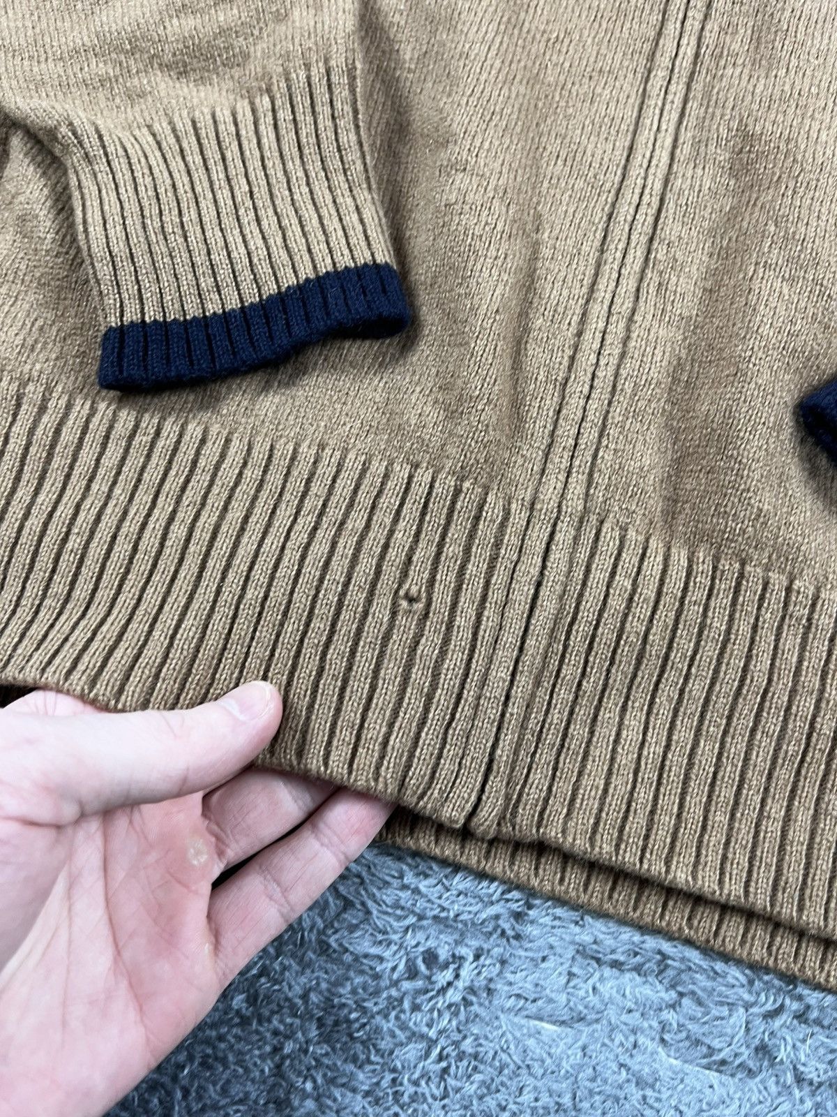 Kappa Vintage Kappa Zip Up Wool Sweater Pullover Jumper Old Money Size US XL / EU 56 / 4 - 10 Thumbnail