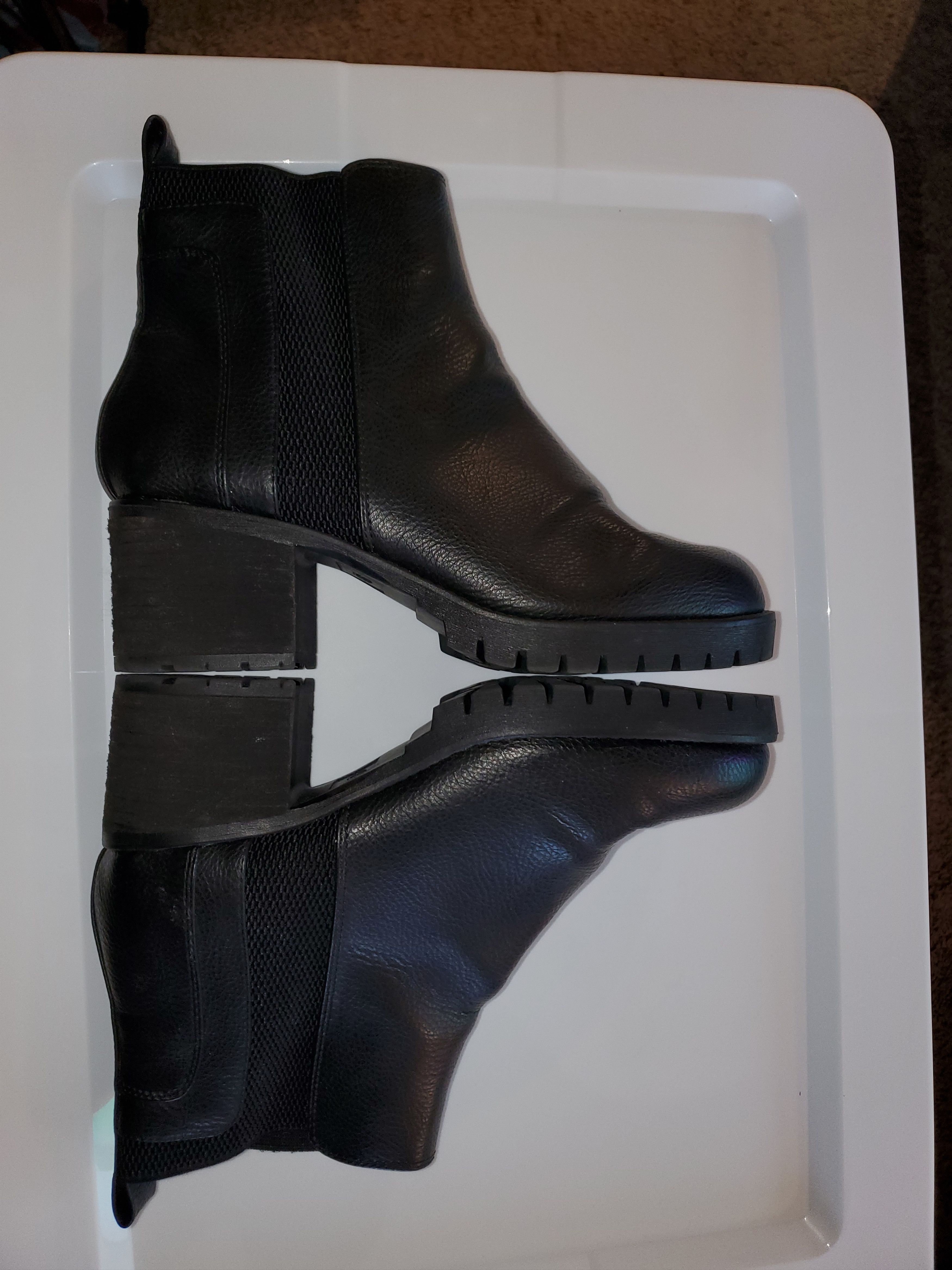Other MIA Colten black faux leather ankle boots (size 9) Size US 9 / IT 39 - 4 Thumbnail