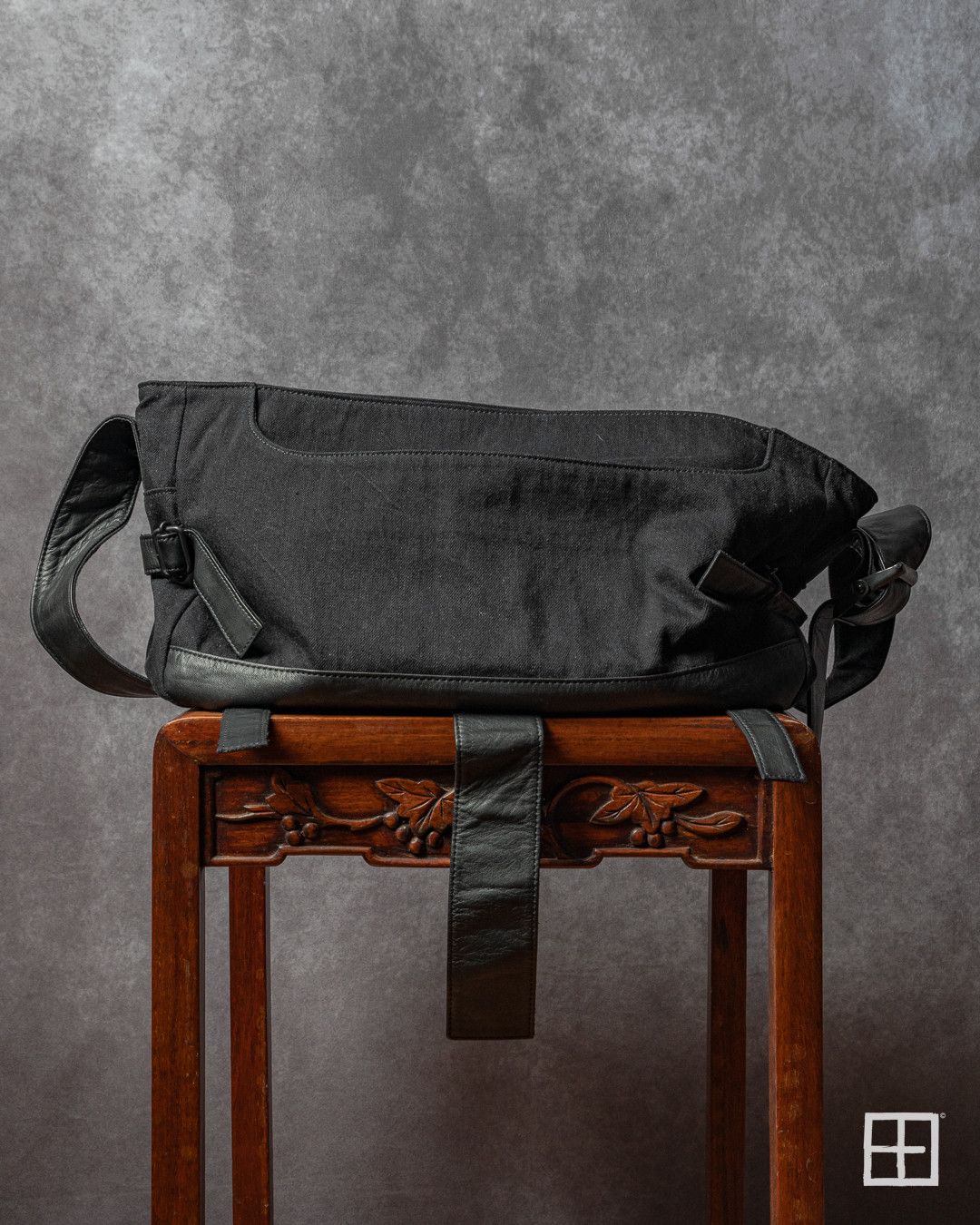 Yohji Yamamoto Yohji Yamamoto Pour Homme AW24 Katsuragi Denim Shoulder Bag Size ONE SIZE - 2 Thumbnail