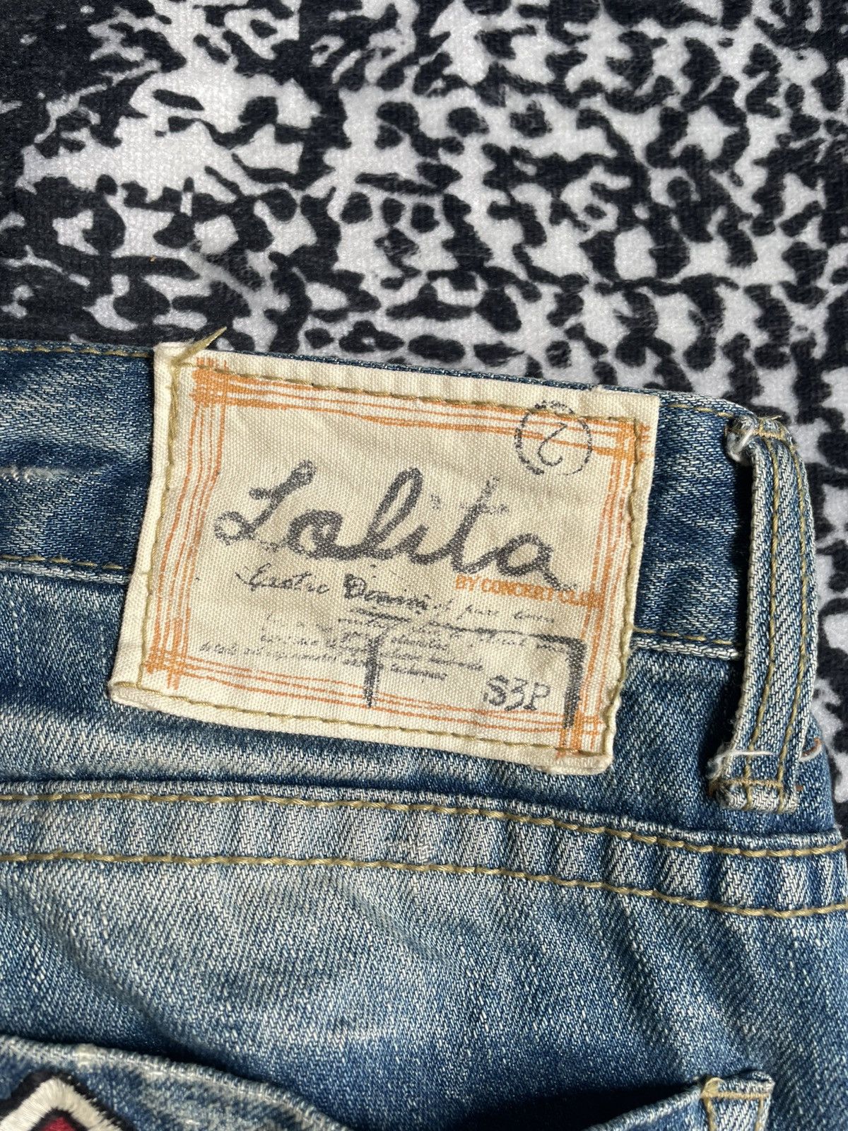20471120 Vintage Lolita X Yoshitomo Nara Denim Pants Size US 30 / EU 46 - 10 Thumbnail