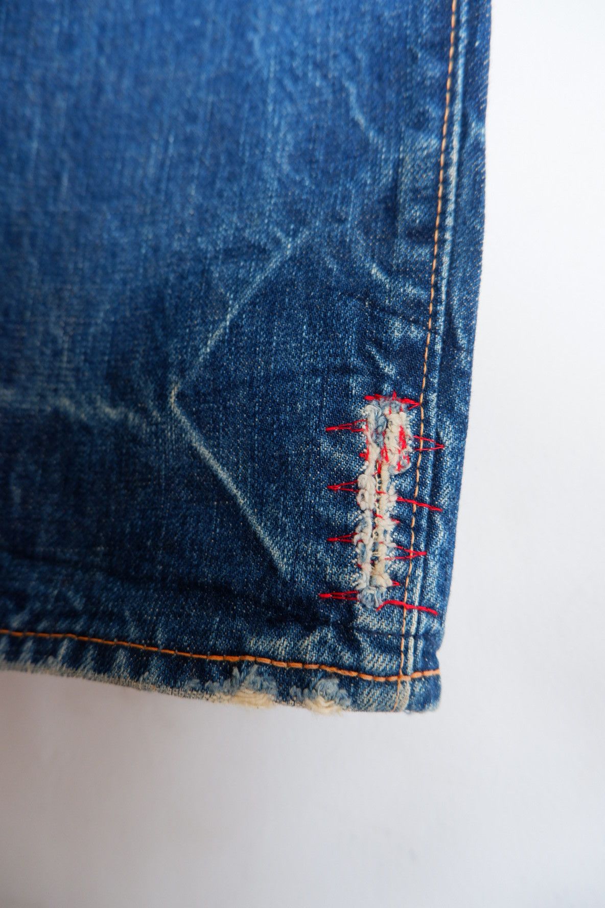 ANACHRONORM Anachronorm Vintage Trashed Distressed Selvedge Denim Size US 30 / EU 46 - 6 Thumbnail