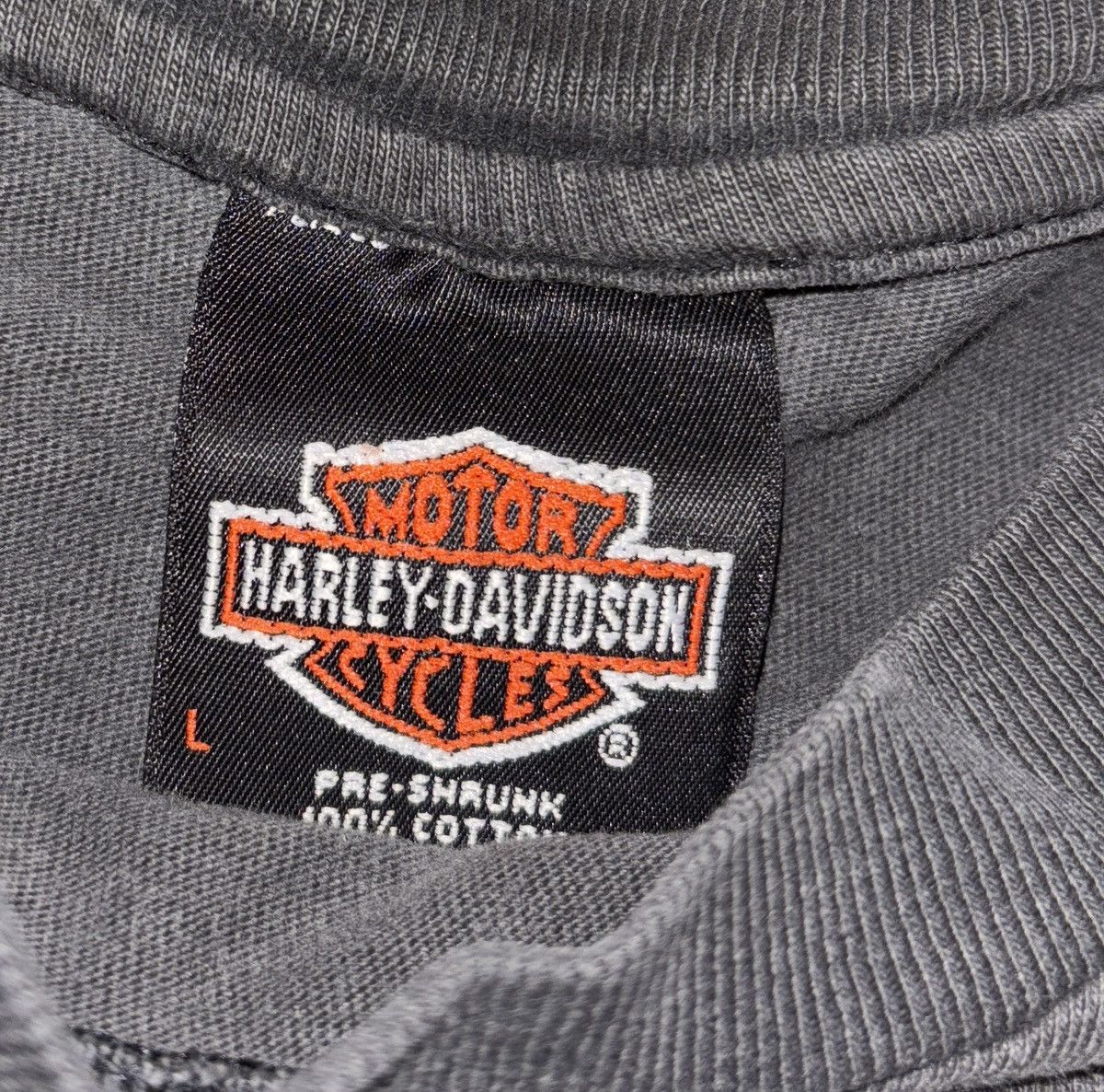 Harley Davidson × Vintage 90’s Rare Harley Davidson Flame Tshirt Size US L / EU 52-54 / 3 - 5 Thumbnail