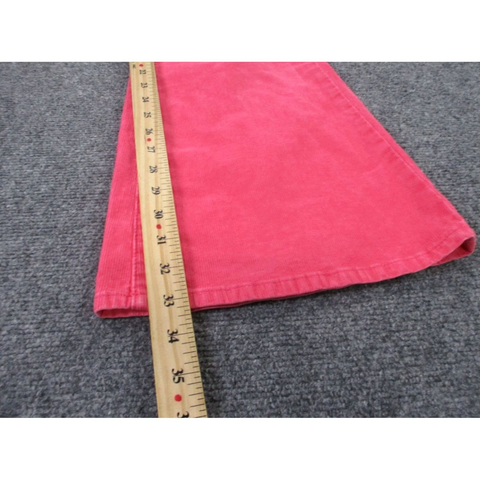 Free People Free People Pants Womens 27 Pink Corduroy High Rise Flared Jayde We The NEW Size 27" / US 4 / IT 40 - 4 Thumbnail