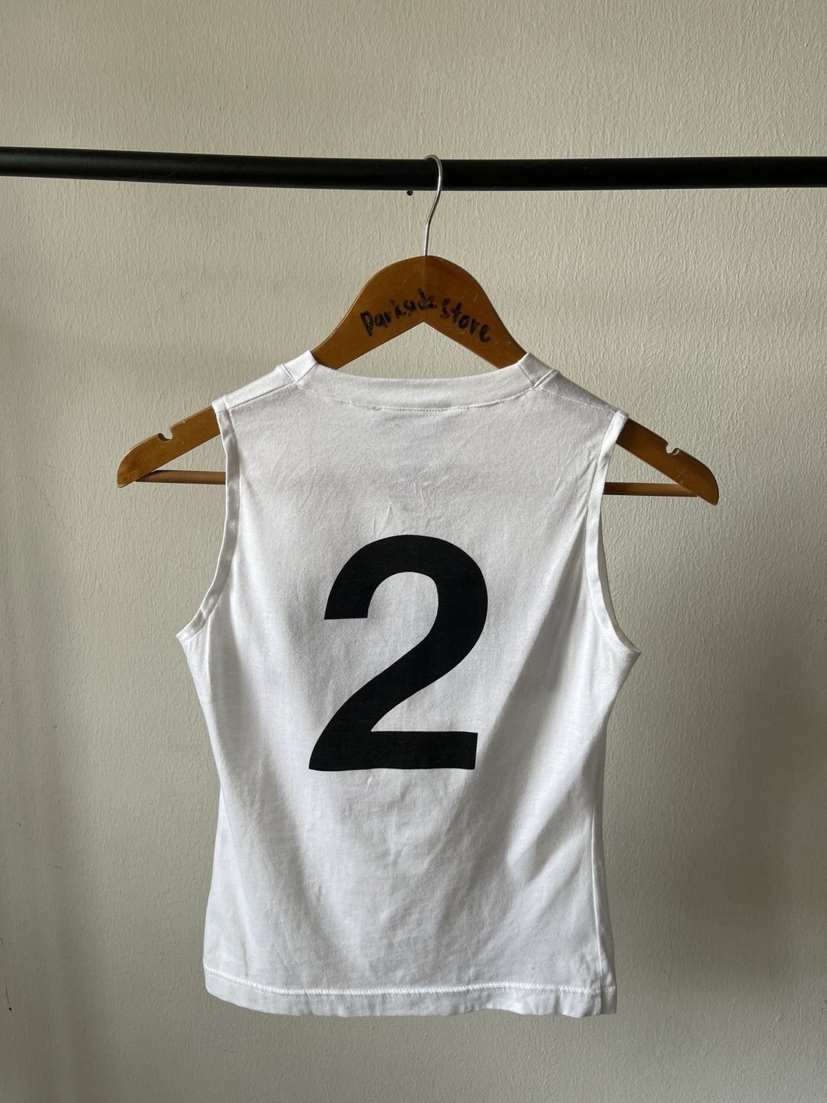 Dior 2001 Most Rare ' Dior 2 'John Galliano Tank Top Size XS / US 0-2 / IT 36-38 - 2 Thumbnail