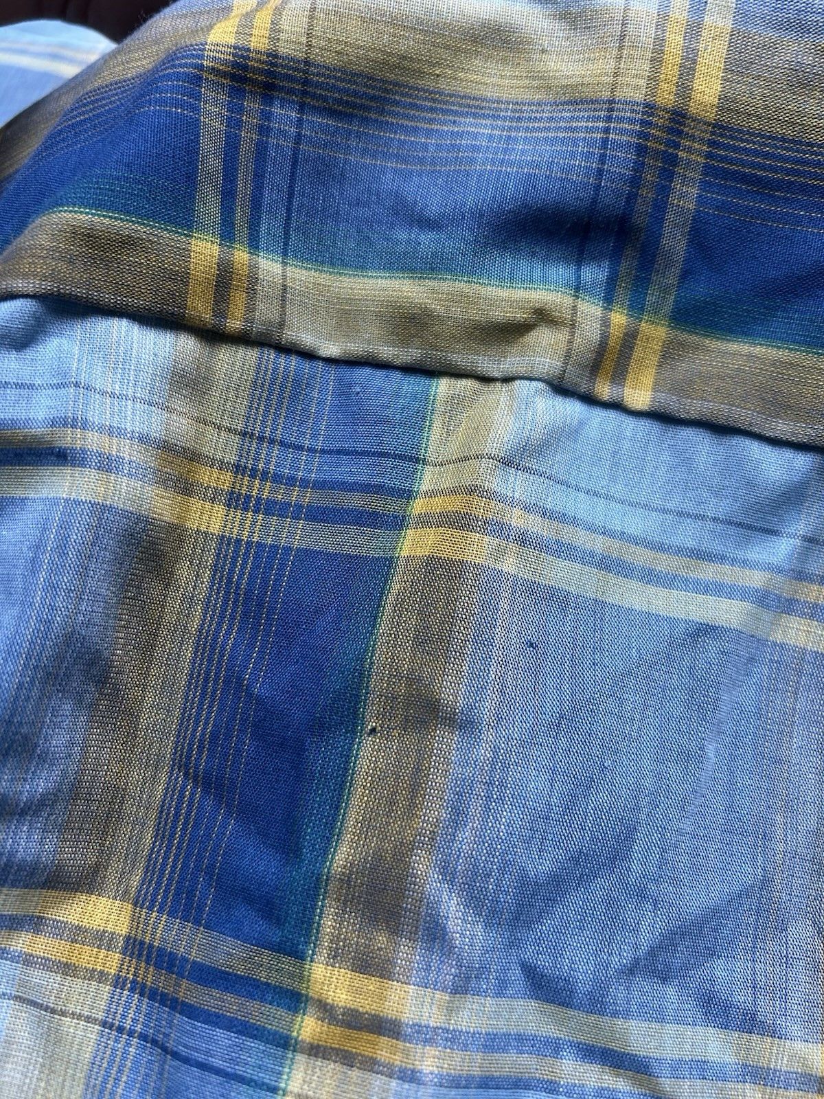 Vintage Vtg 60s button shirt shadow plaid sanforized lightweight L Size US L / EU 52-54 / 3 - 7 Thumbnail