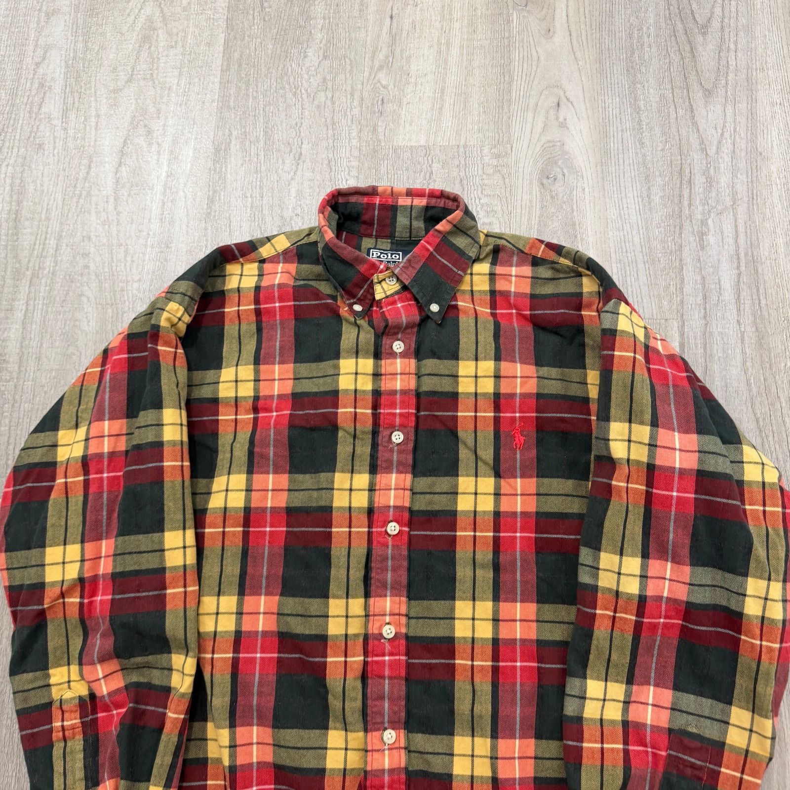 Polo Ralph Lauren Vintage Polo Ralph Lauren Yarmouth Shirt Medium Flannel Size US M / EU 48-50 / 2 - 2 Thumbnail
