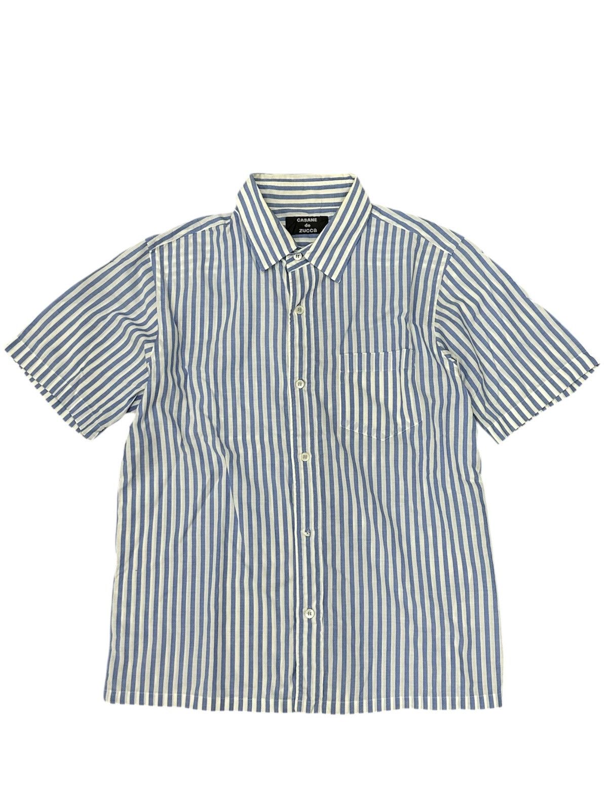 CABANE de ZUCCa Cabane de Zucca Stripes Pocket Button Shirt Size US M / EU 48-50 / 2 - 1 Thumbnail