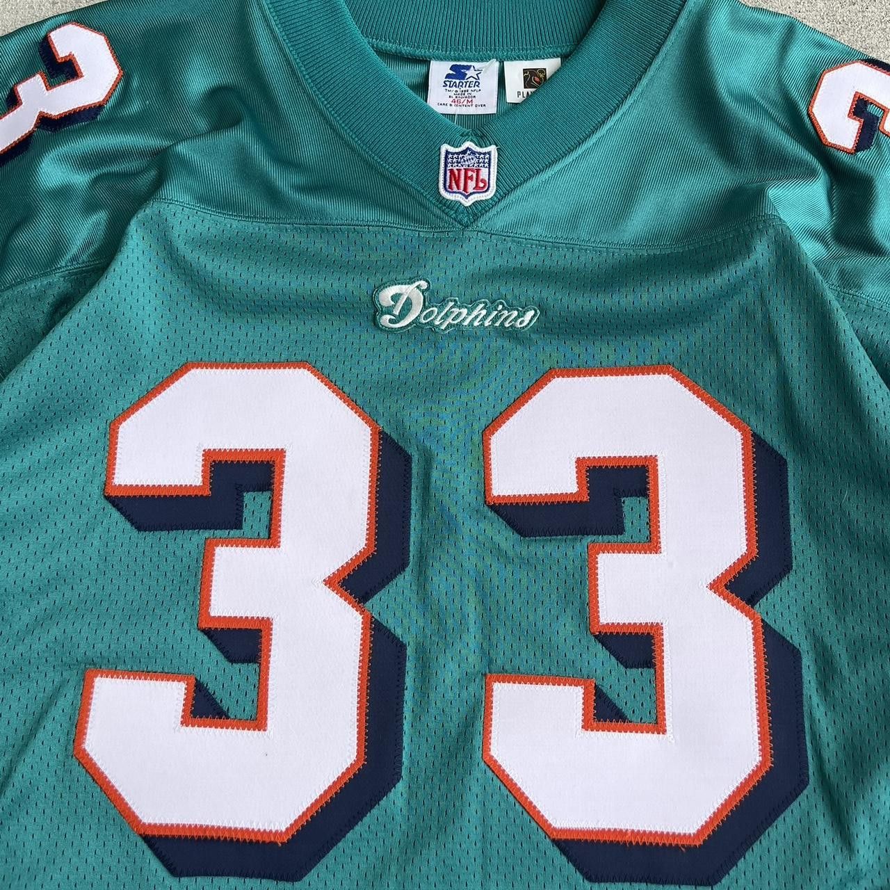 Pro Line × Starter × Vintage Vintage Miami Dolphins Karim Abdul Jabbar Starter Jersey Size US M / EU 48-50 / 2 - 3 Thumbnail