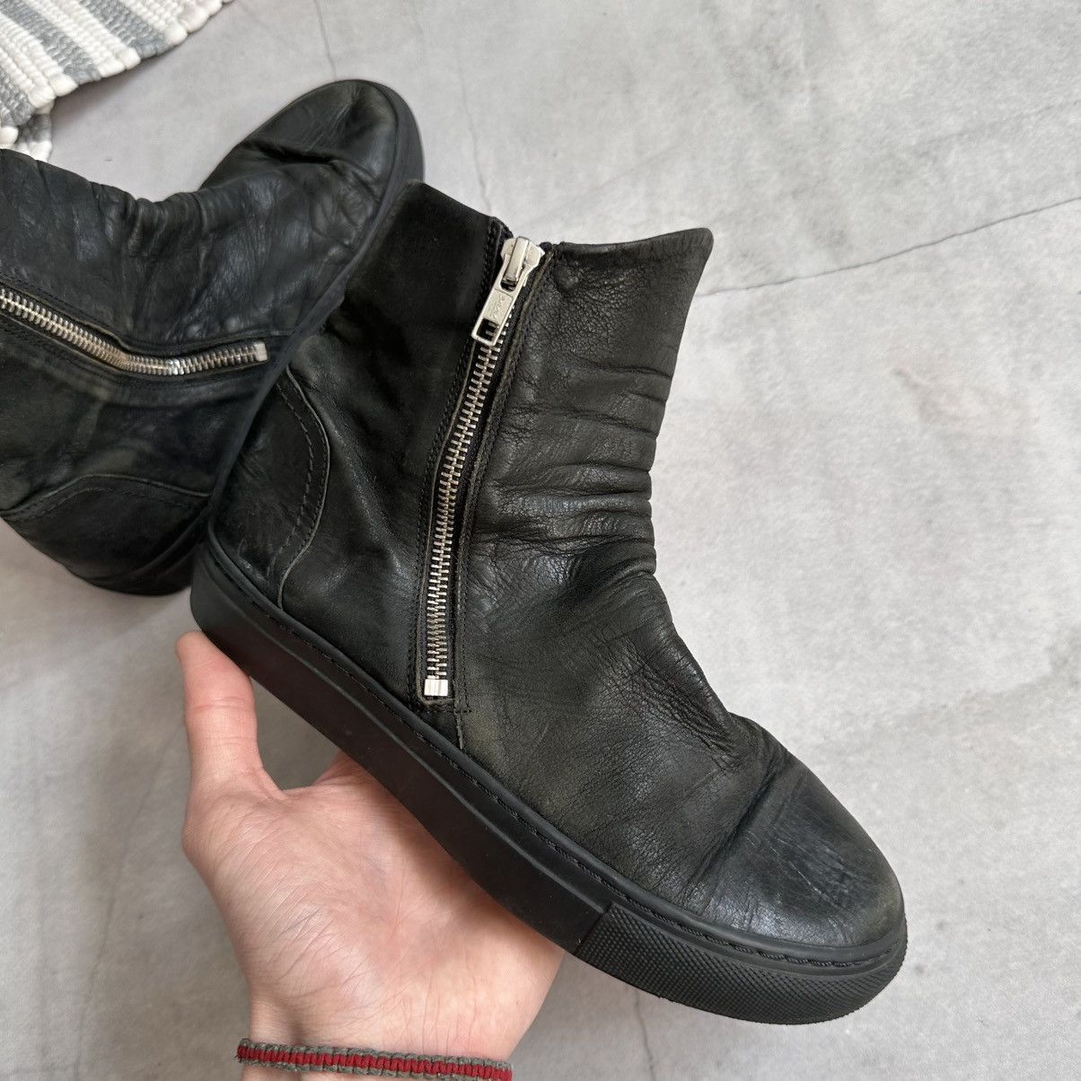 Dirk Bikkembergs Gothic Zipper Sneakers Inspired Guidi Cinzia Araia Vibe Size US 7 / IT 37 - 18 Thumbnail