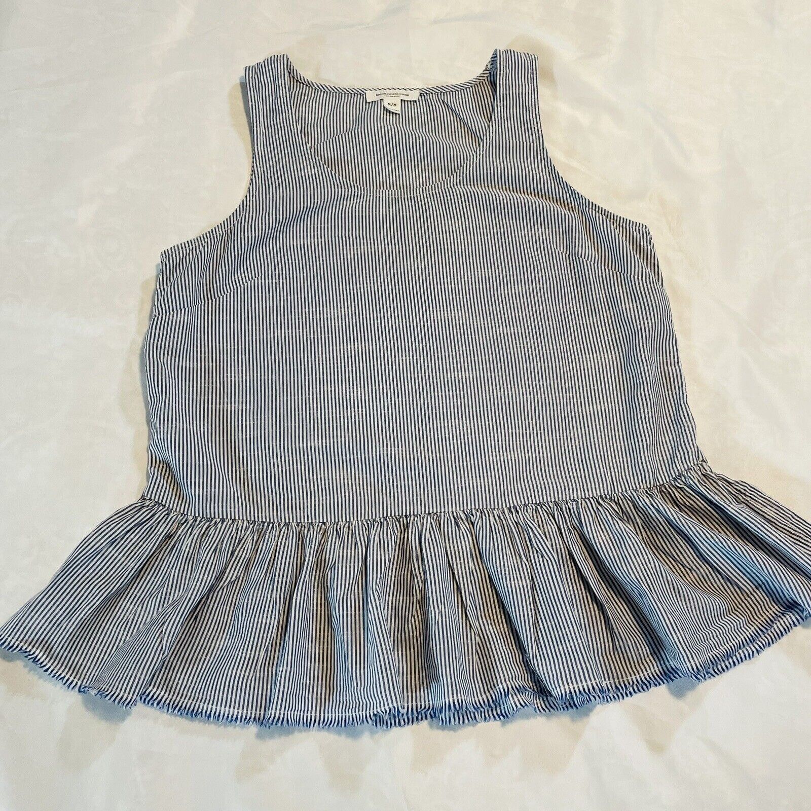 Other Beach Lunch Lounge Women Blue Sleeveless Lightweight Cool Co Size M / US 6-8 / IT 42-44 - 2 Thumbnail