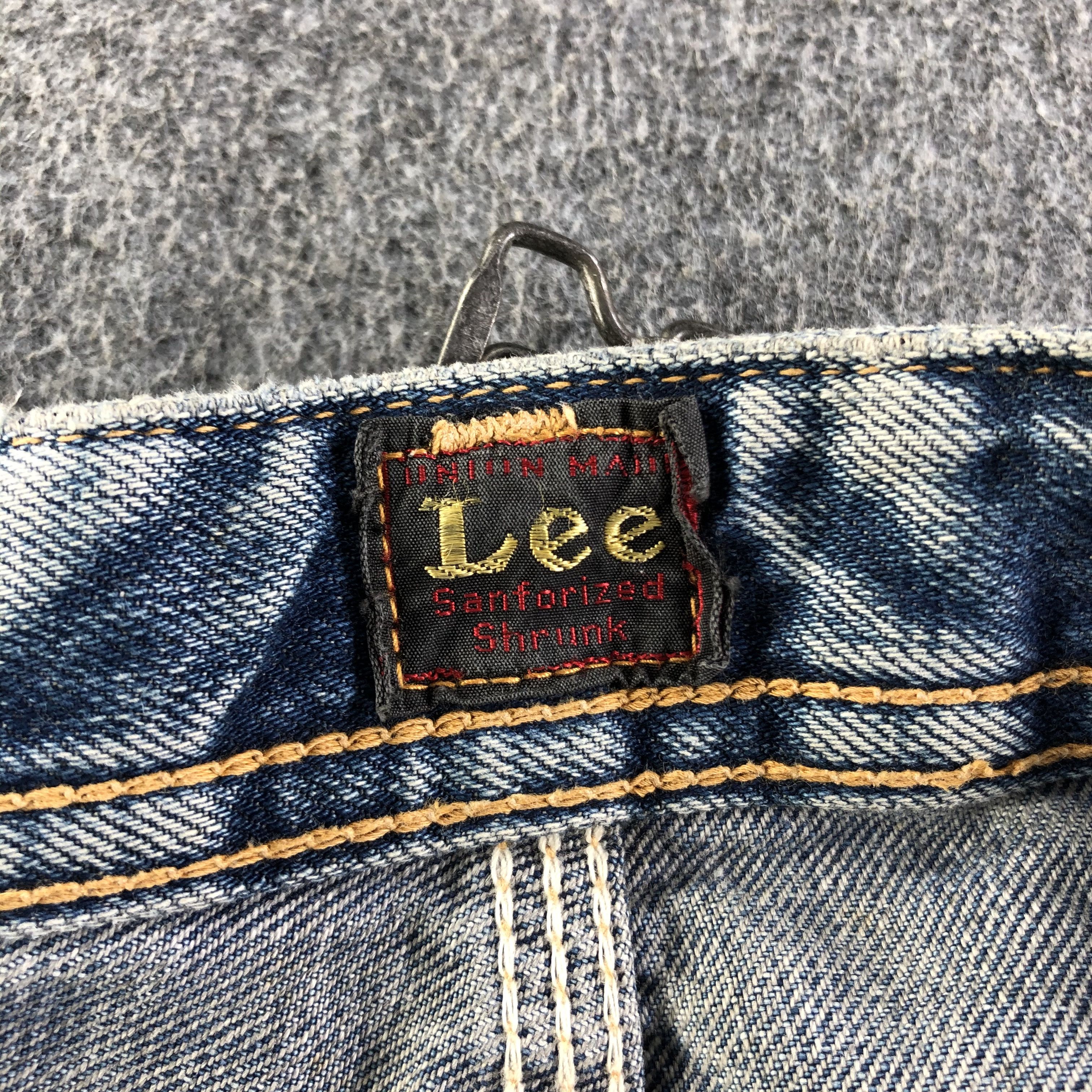 Lee Vintage Blue Wash Lee Jeans-J2961 Size US 32 / EU 48 - 9 Thumbnail