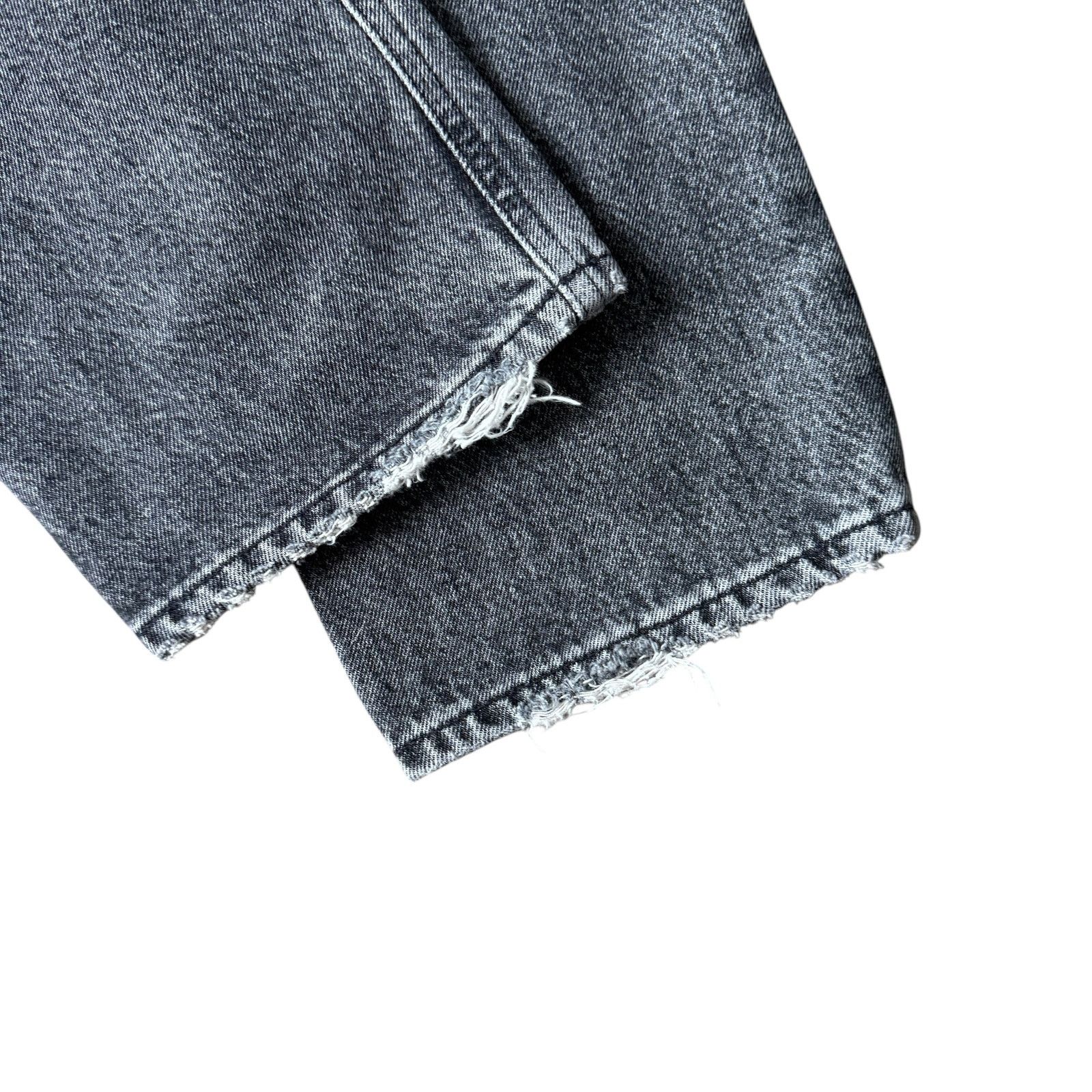 Agolde AGOLDE 90's Mid Rise Loose Jean Outline Wash Distressed Gray Size 24" / US 00 / IT 34 - 7 Thumbnail