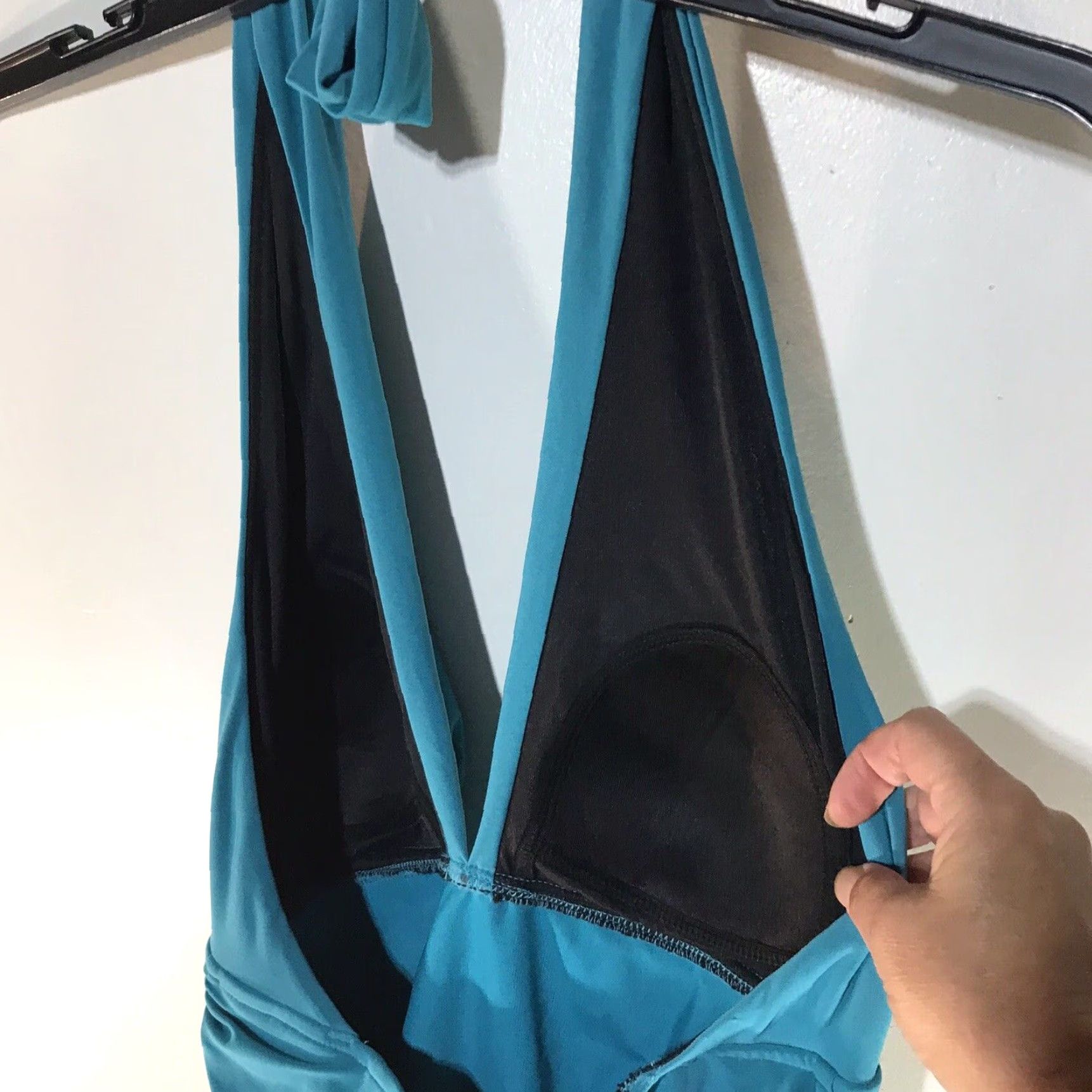 Vintage Vintage Magicsuit Turquoise Halter One Piece Swimsuit Womens Size 10 USA Size L / US 10 / IT 46 - 6 Thumbnail