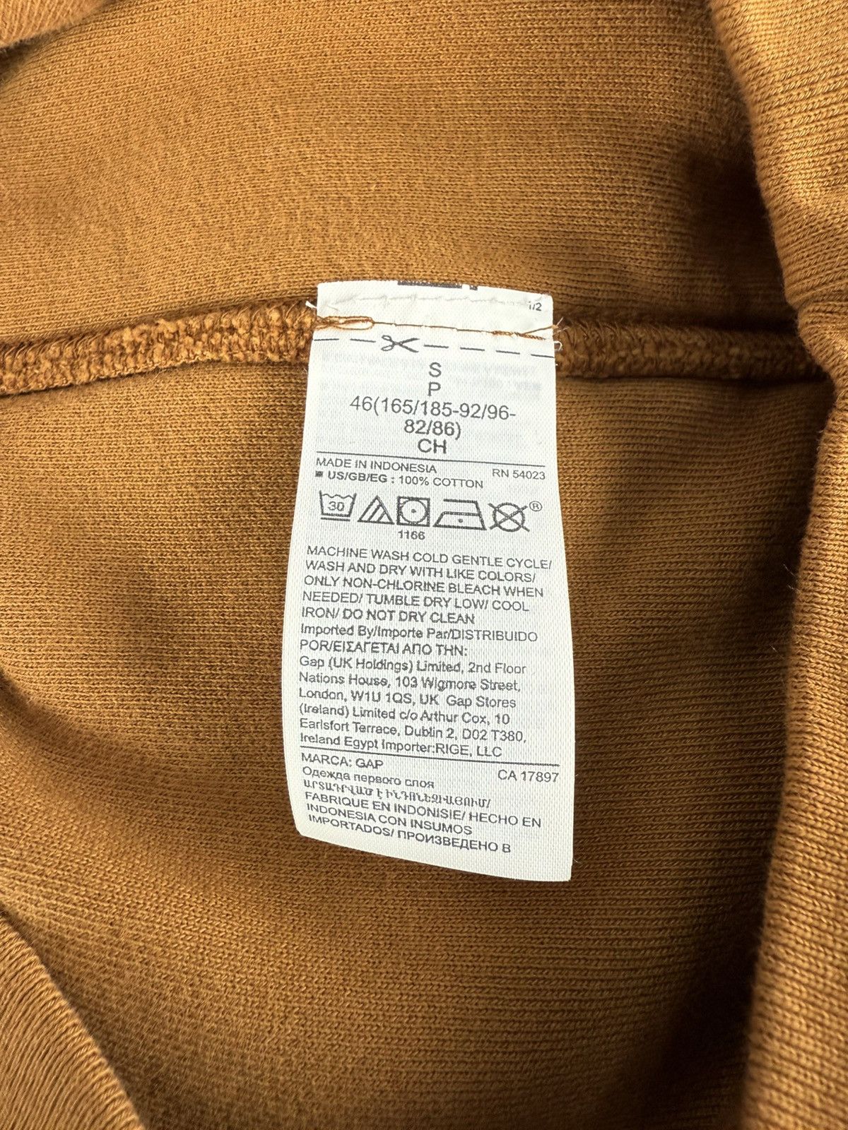 Gap × Yeezy Yeezy x Gap Hoodie “Brown” / SMALL Size US S / EU 44-46 / 1 - 4 Thumbnail