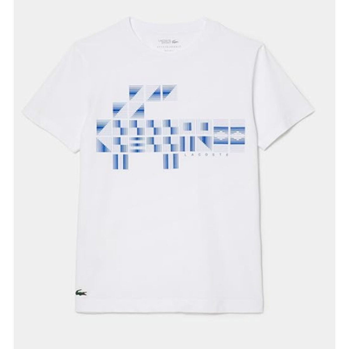 Lacoste Lacoste Men's Sport Novak Djokovic Printed T-Shirt White 2XL Size US XXL / EU 58 / 5 - 3 Thumbnail
