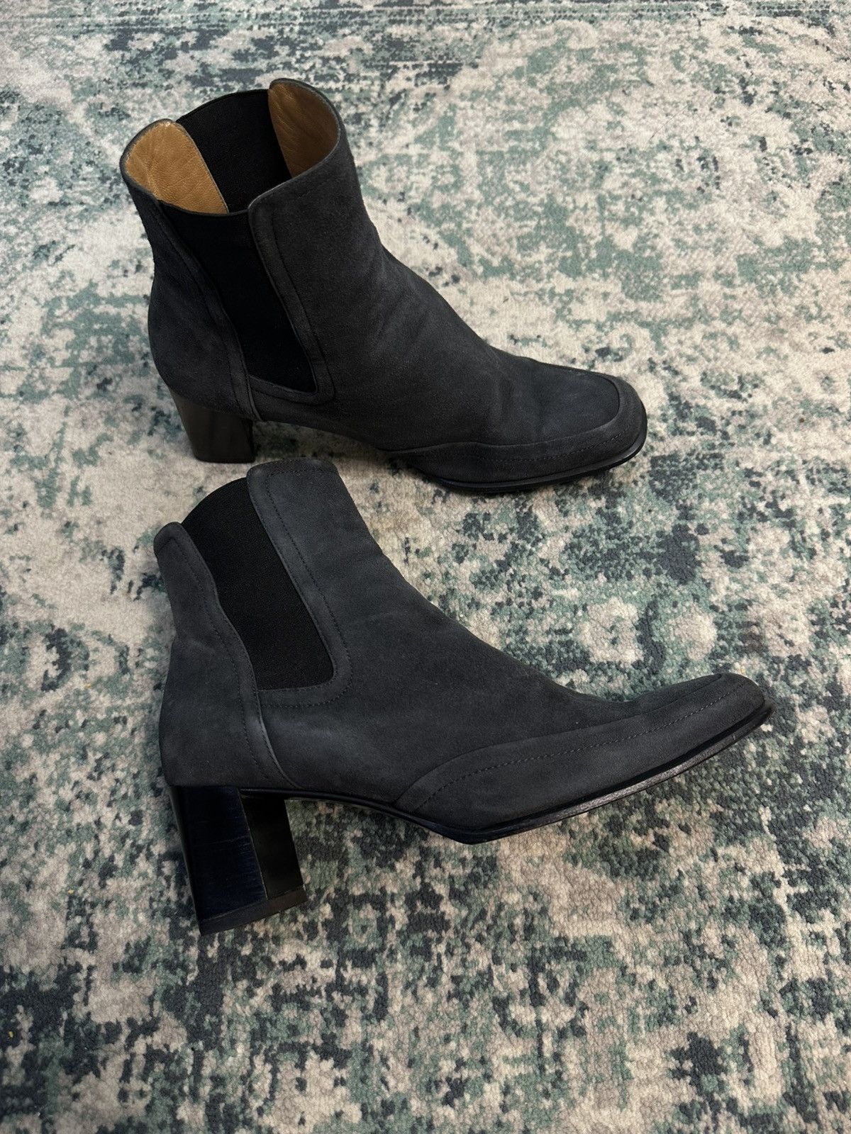 Hermes Hermes Leather Suede Ankle Boots Womens Size 36.5 Authentic Size US 6.5 / IT 36.5 - 18 Thumbnail