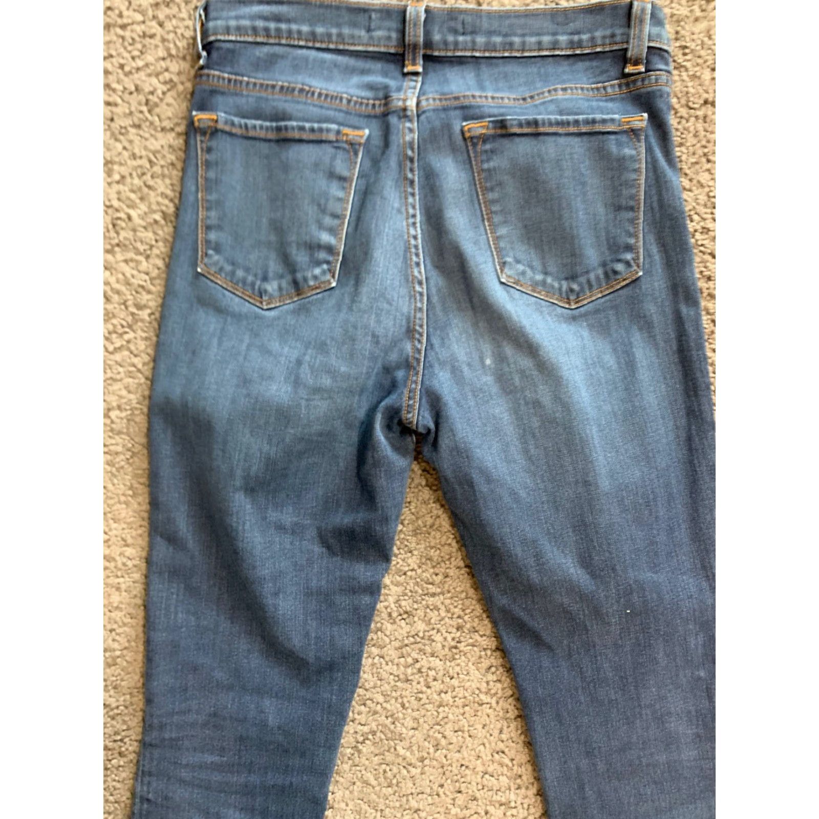 J Brand J Brand Jeans Skinny Denim Women’s 29 Blue Low Rise Dark Wash VERUCA 80s 90s Modern Slim Pockets Zipper Size 29" - 4 Thumbnail