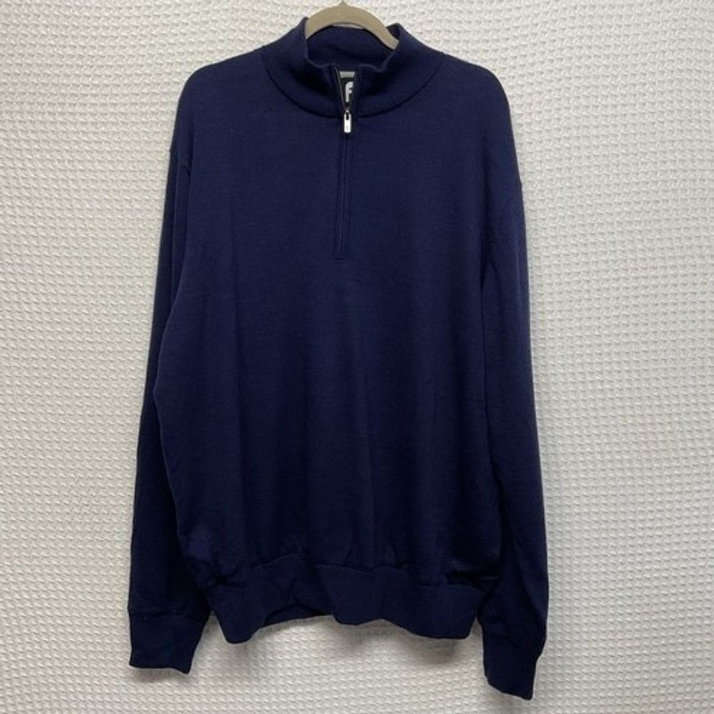 Footjoy FootJoy Hand Logo Wool/Polyester 1/4 Zip Golf Sweater Men XL Size US XL / EU 56 / 4 - 8 Thumbnail