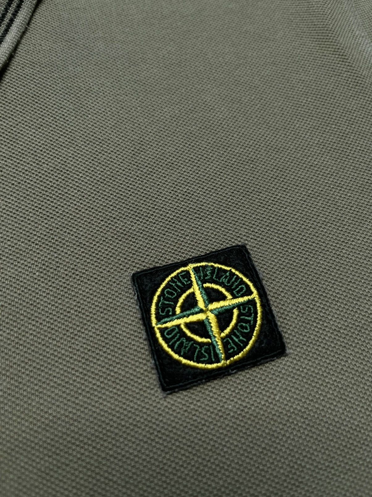 Stone Island Vintage Khaki Polo T-Shirt Basic Stone Island Basic Logo Size US M / EU 48-50 / 2 - 3 Thumbnail