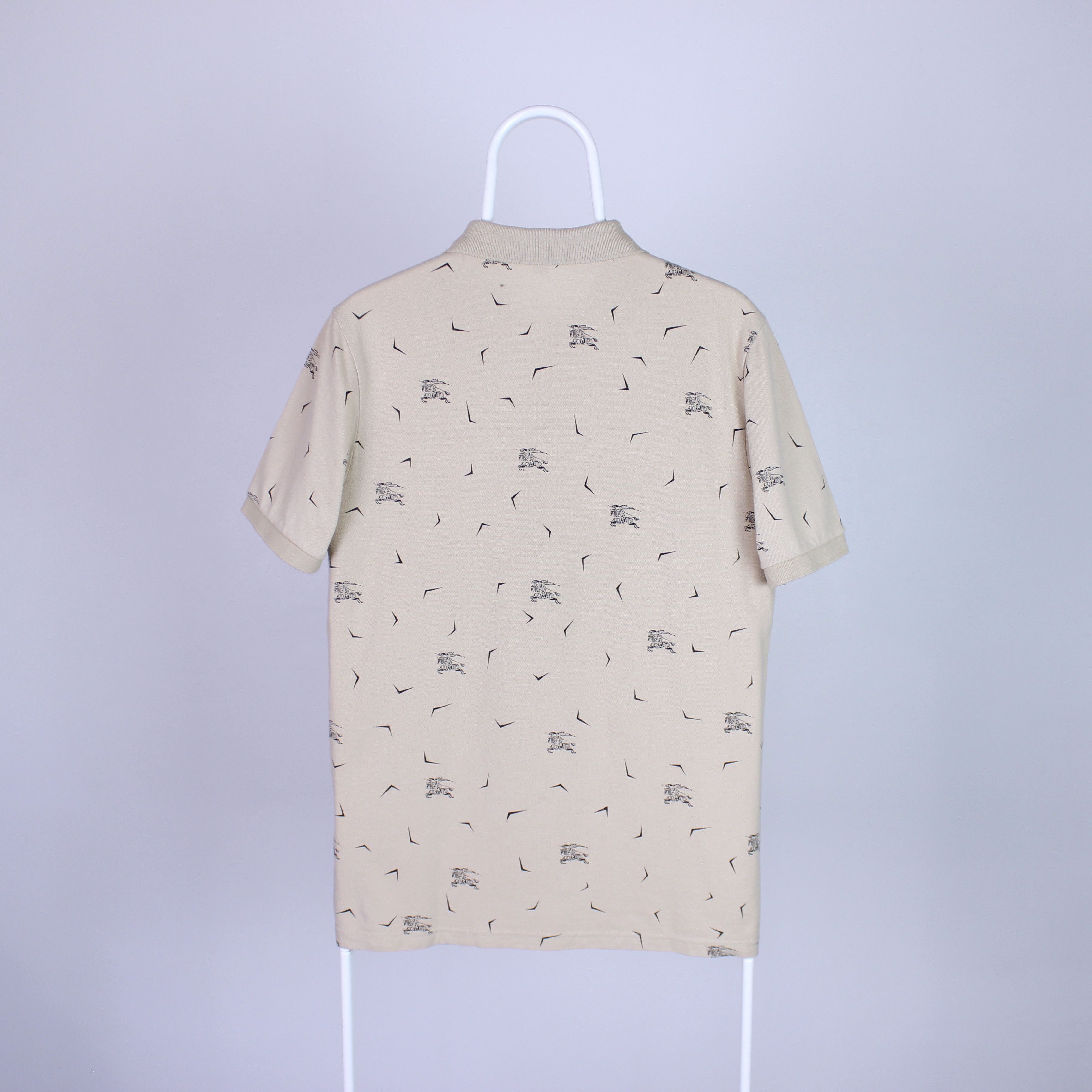 Burberry Burberry polo monogram shirt S M beige Size US M / EU 48-50 / 2 - 7 Thumbnail