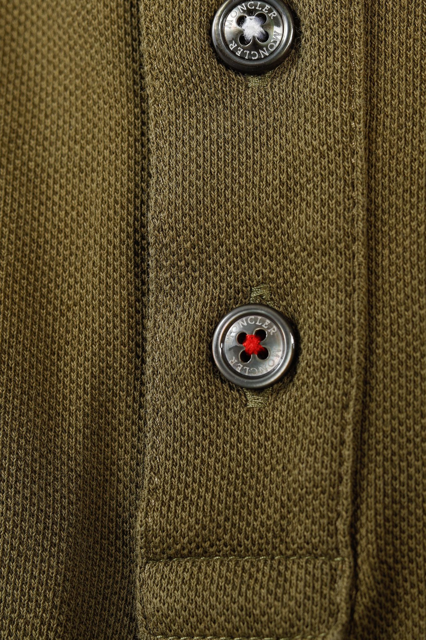 Moncler Moncler Maglia Polo Manica Corta Trimmed Cotton Polo Shirt Size US M / EU 48-50 / 2 - 9 Thumbnail