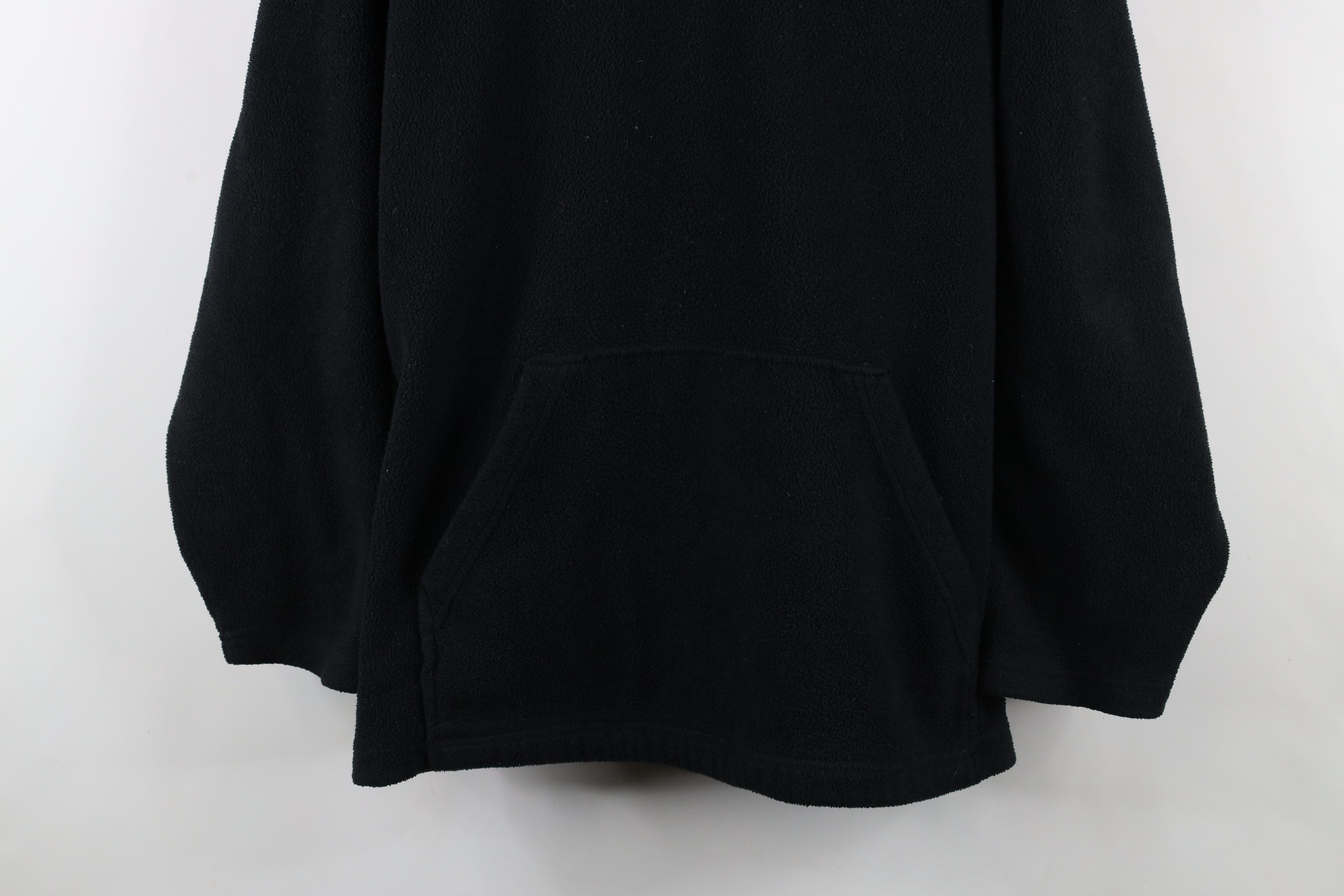 Vintage Vintage 90s Bum Equipment Fleece Hoodie Sweatshirt Black Size US L / EU 52-54 / 3 - 3 Thumbnail
